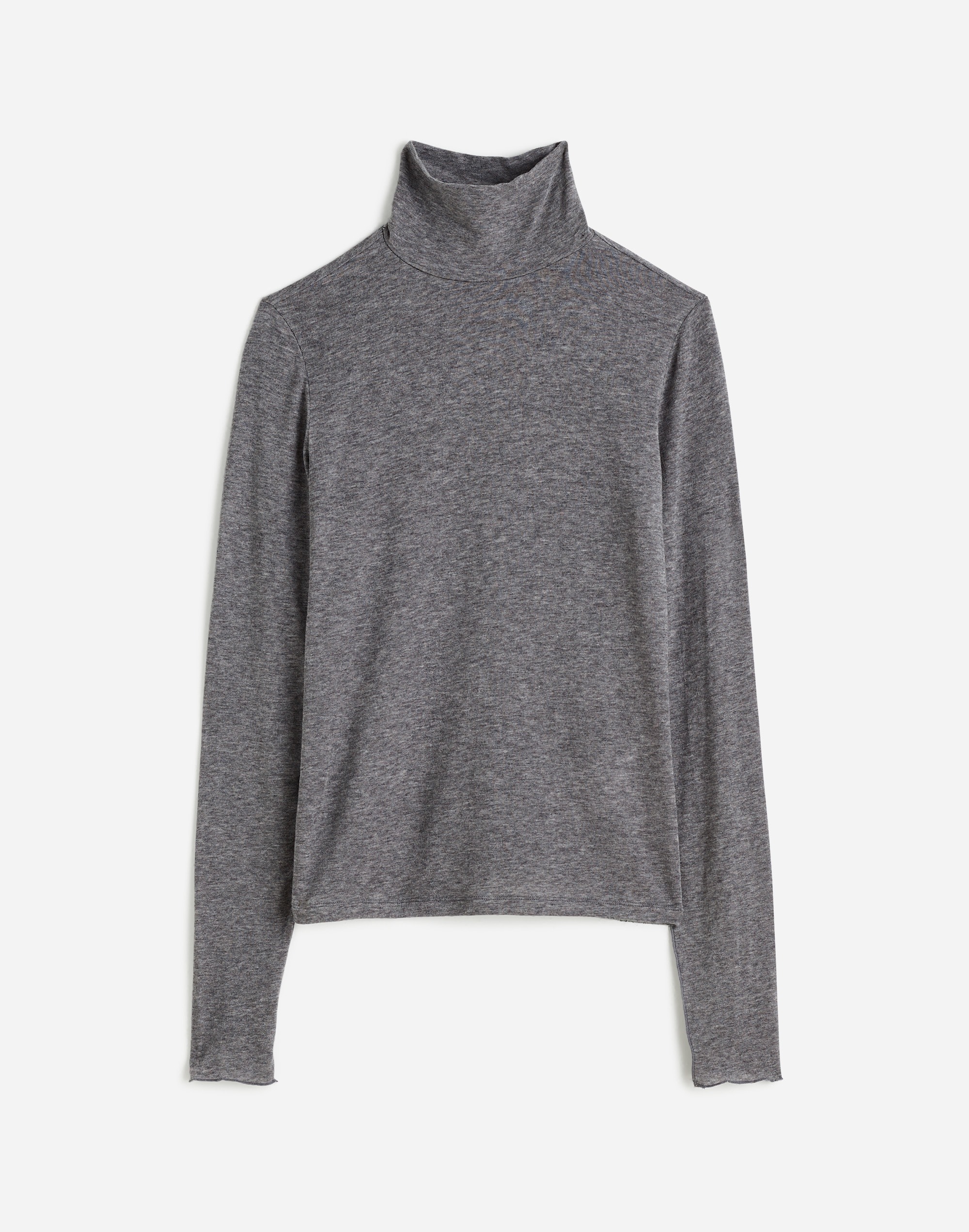 Wool-Blend Turtleneck Long-Sleeve Tee | Madewell