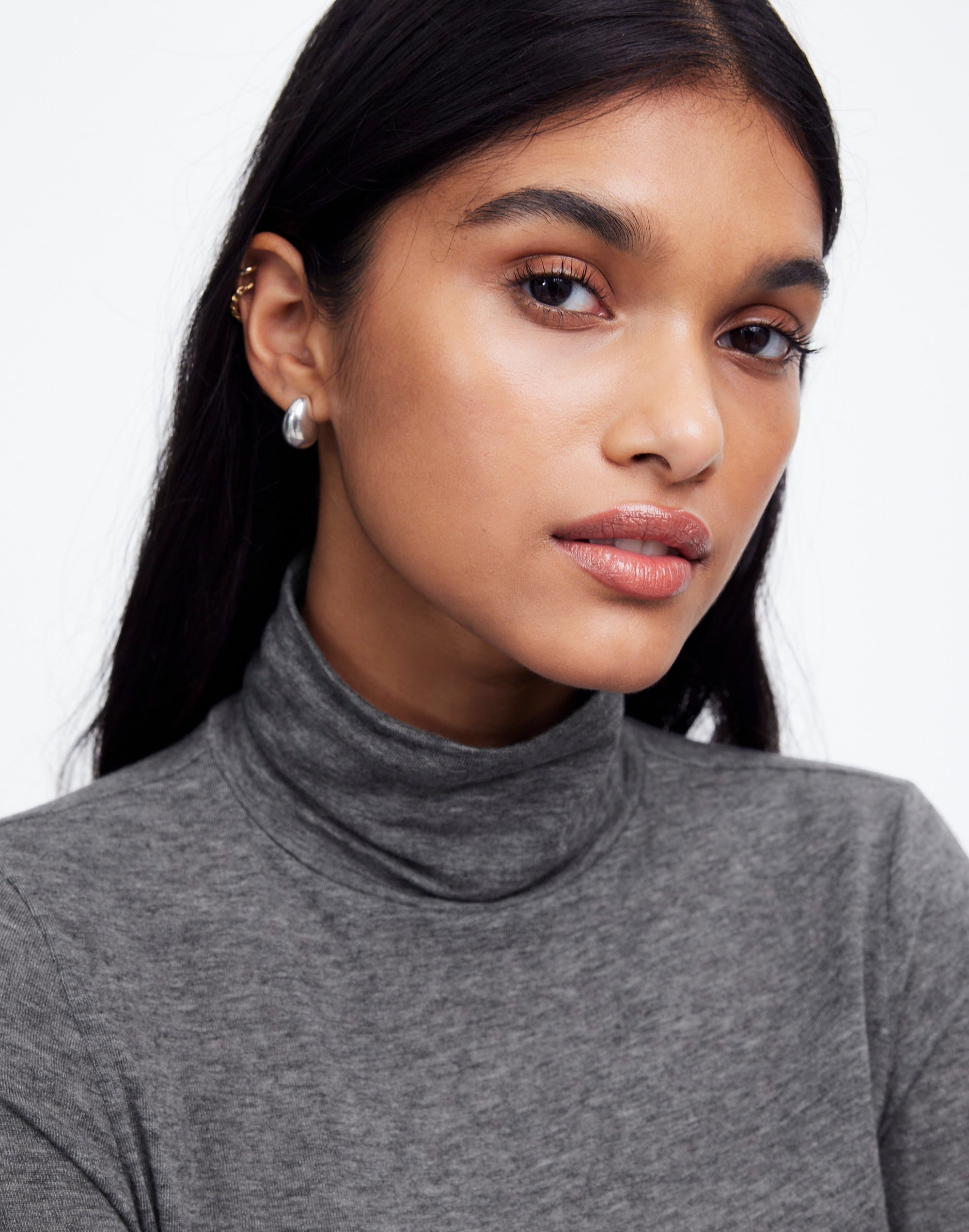 Wool-Blend Turtleneck Long-Sleeve Tee | Madewell