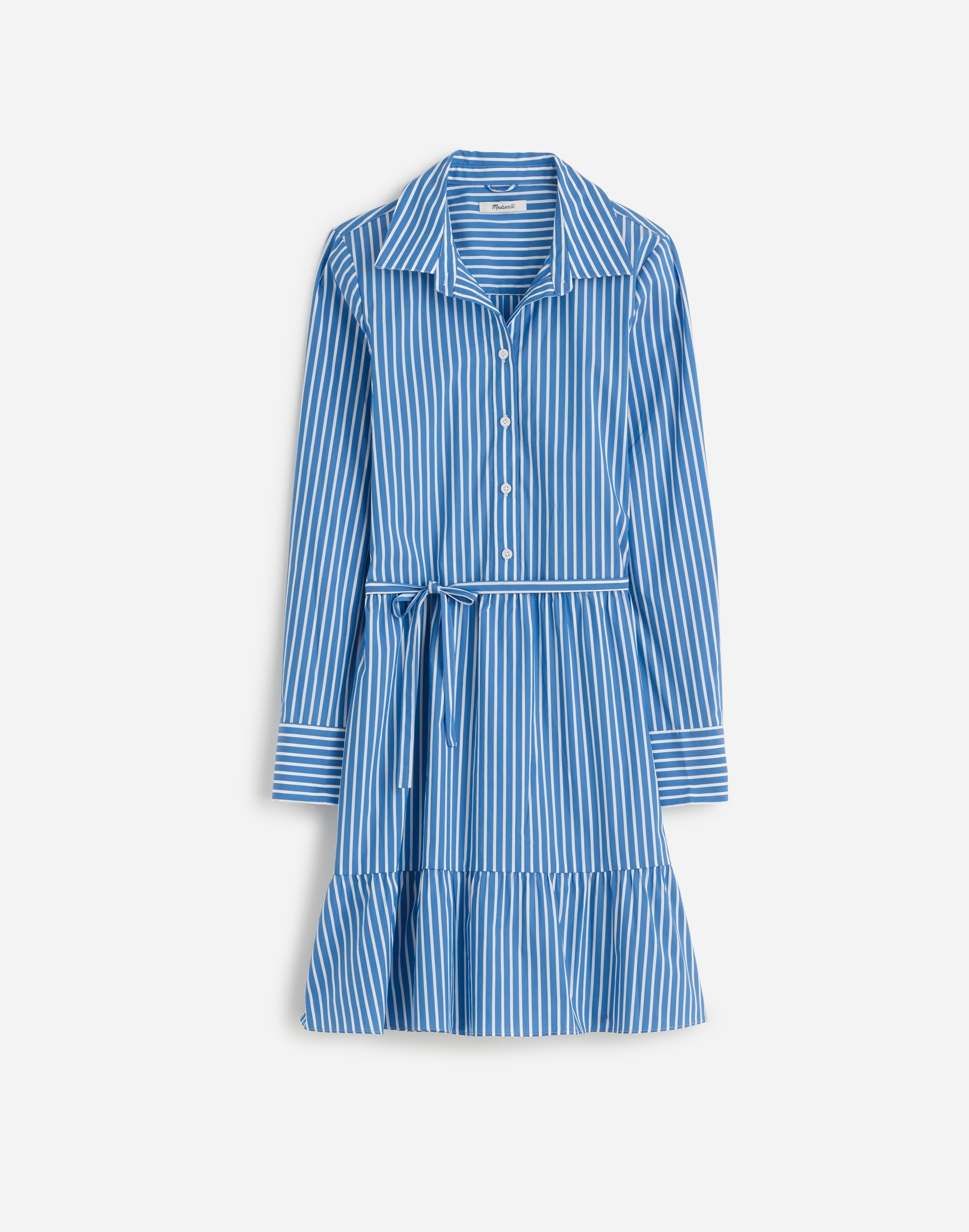 Tie-Waist Tiered Midi Dress | Madewell