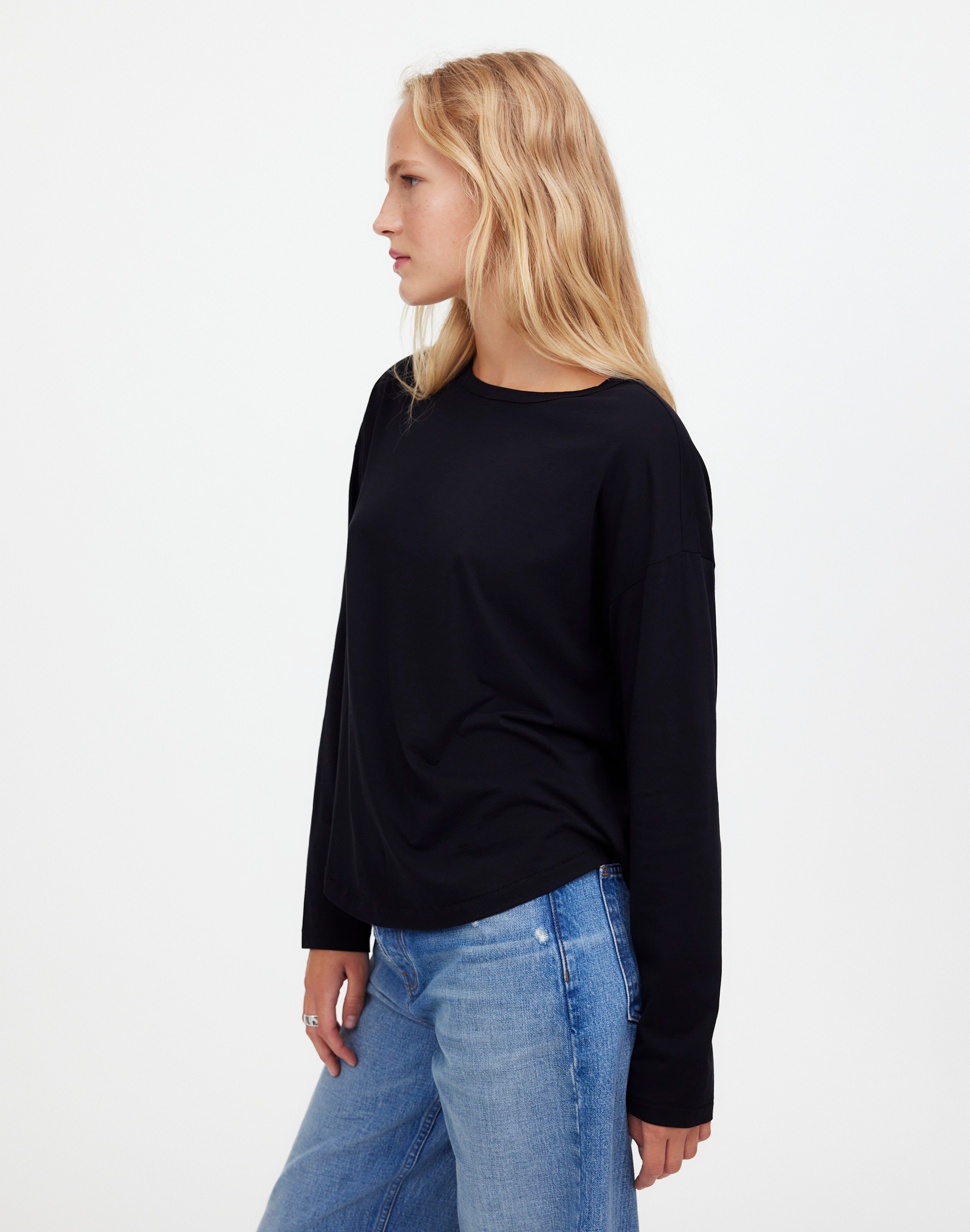 Relaxed Long-Sleeve Crewneck Tee | Madewell