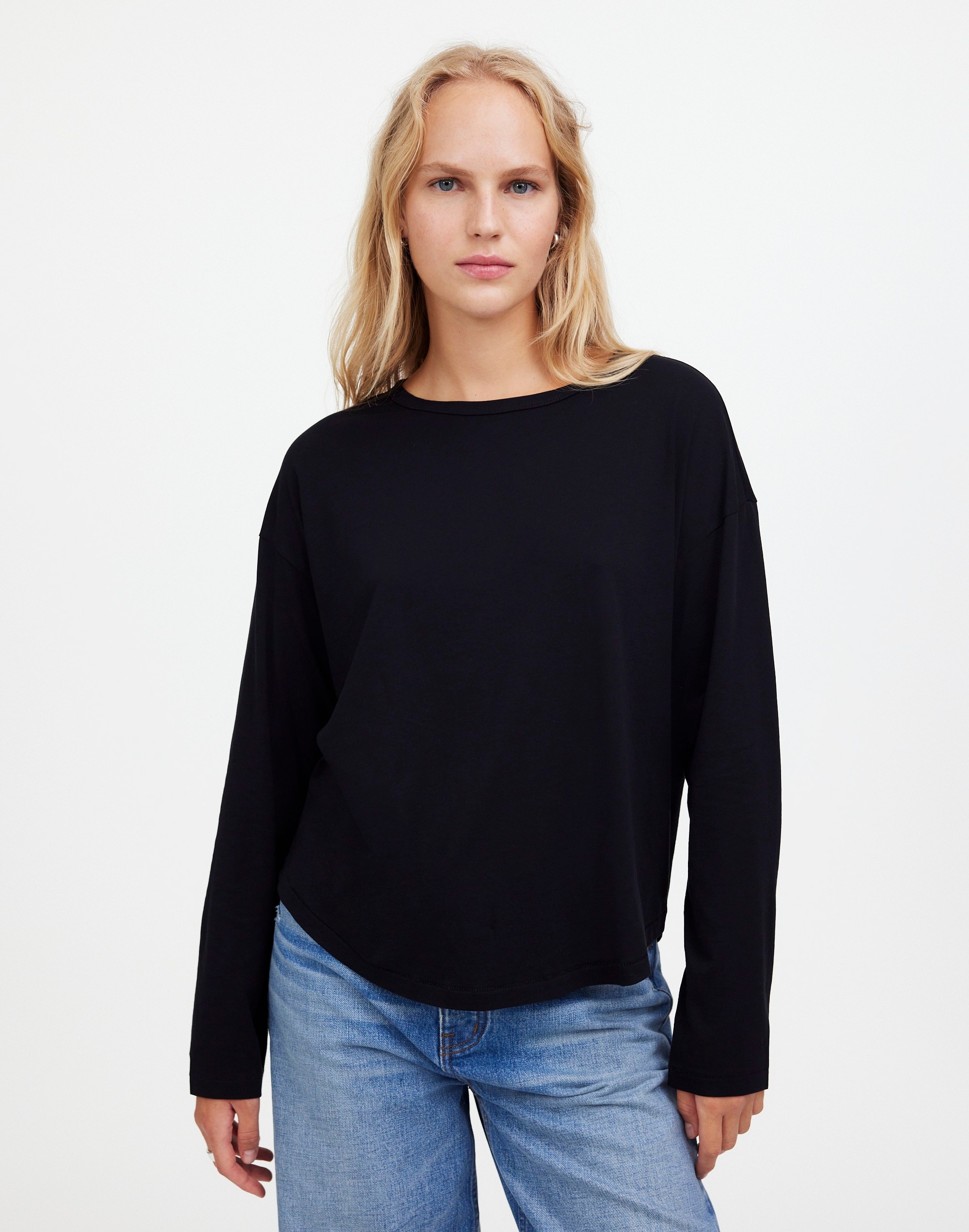 Relaxed Long-Sleeve Crewneck Tee | Madewell