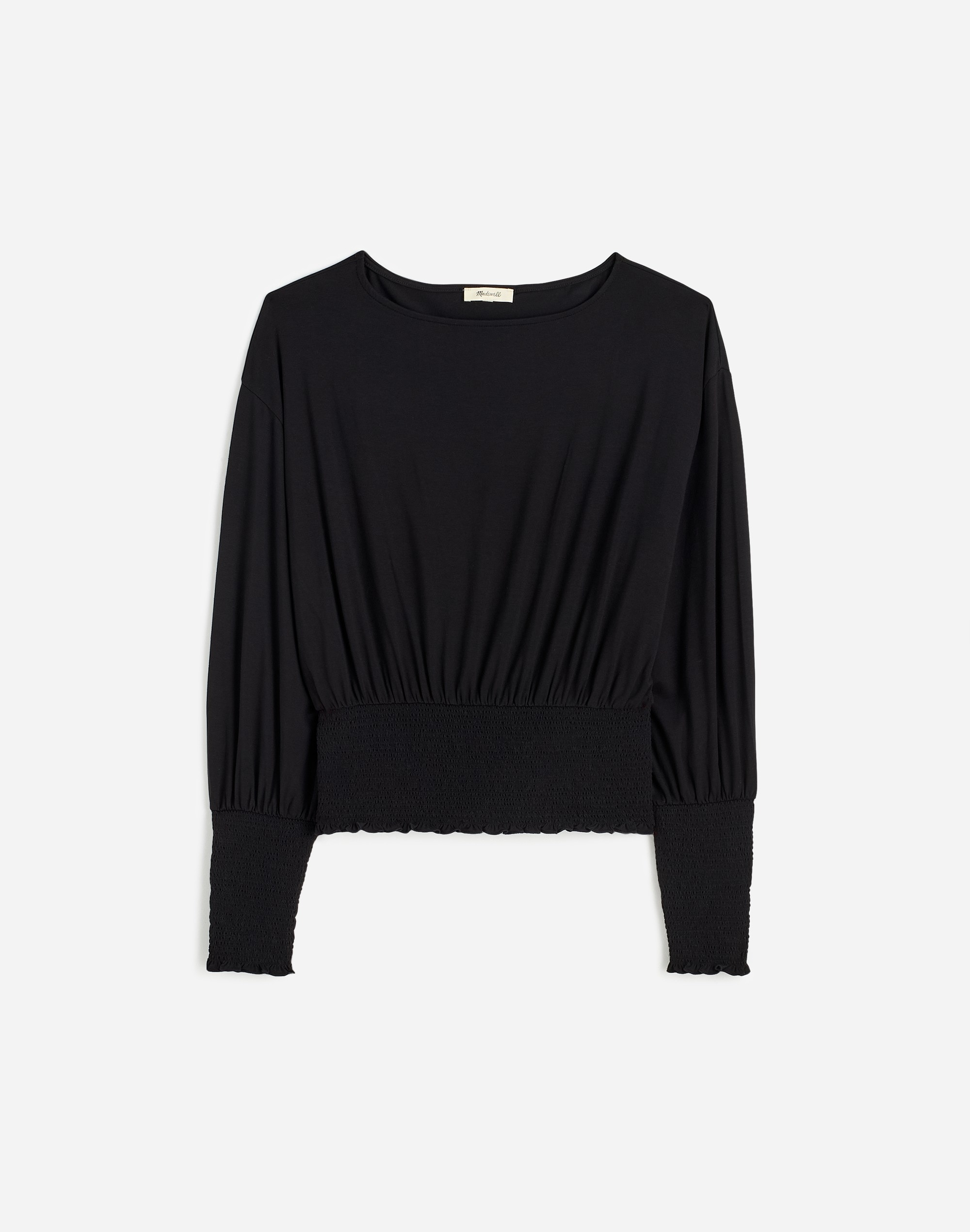 Cinched Long-Sleeve Top | Madewell