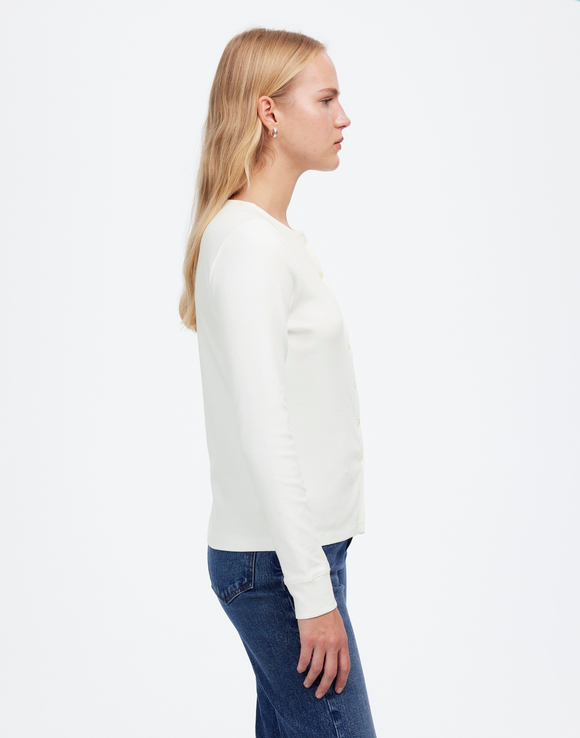 Ribbed Button-Front Cardigan | Madewell