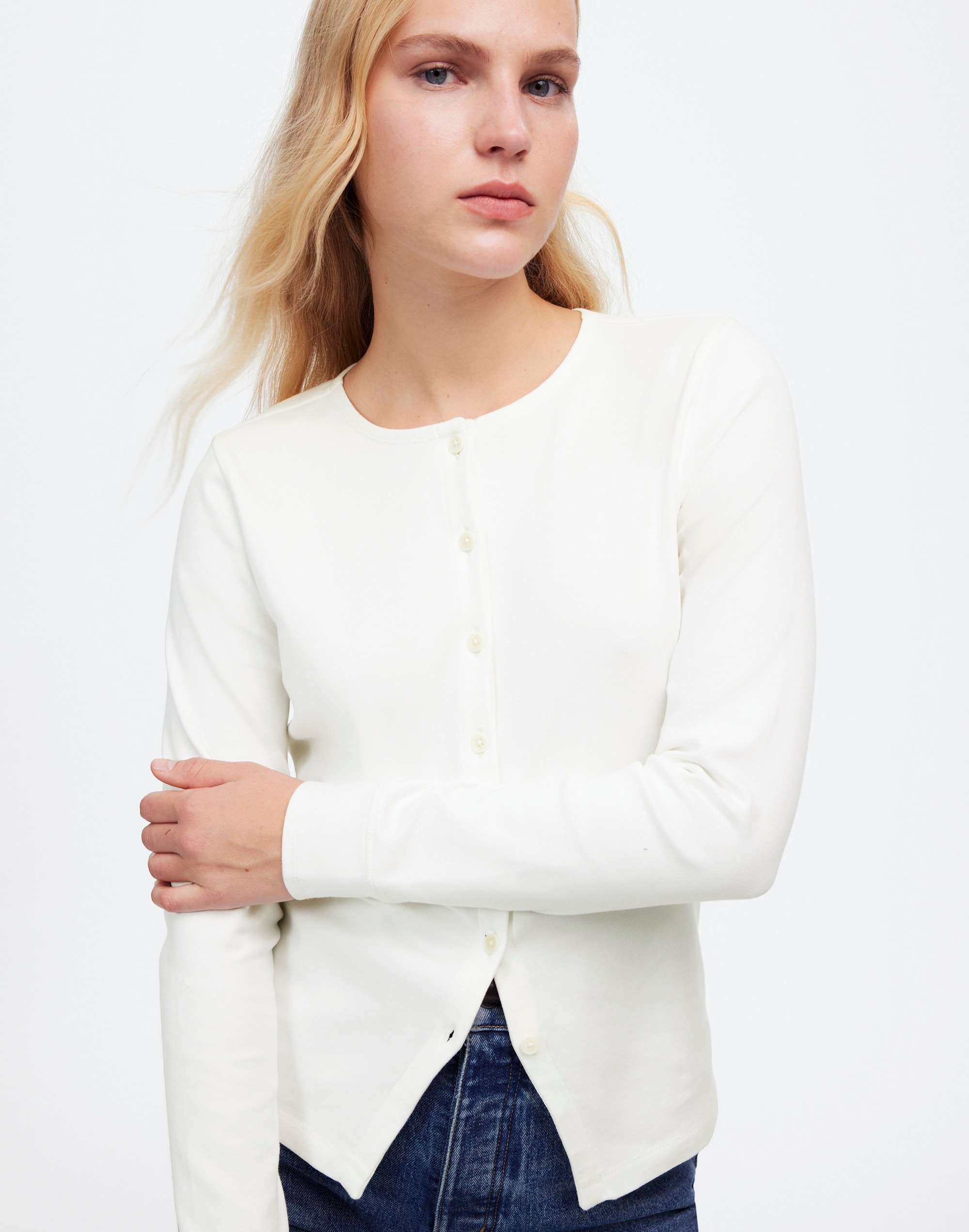 Ribbed Button-Front Cardigan | Madewell