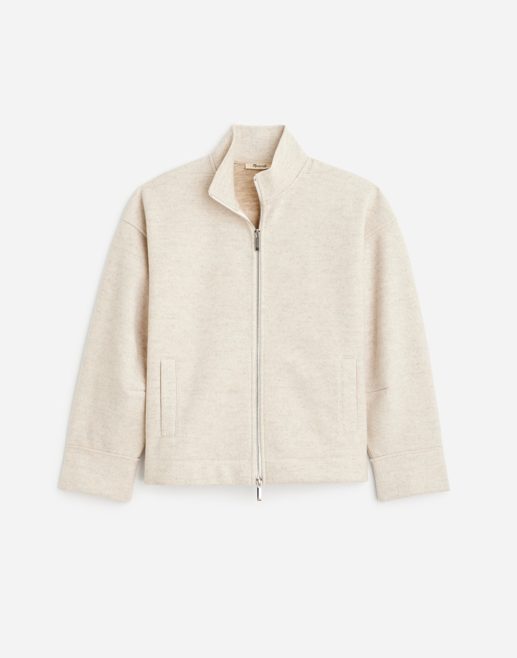 Relaxed Mockneck Knit Jacket | Madewell