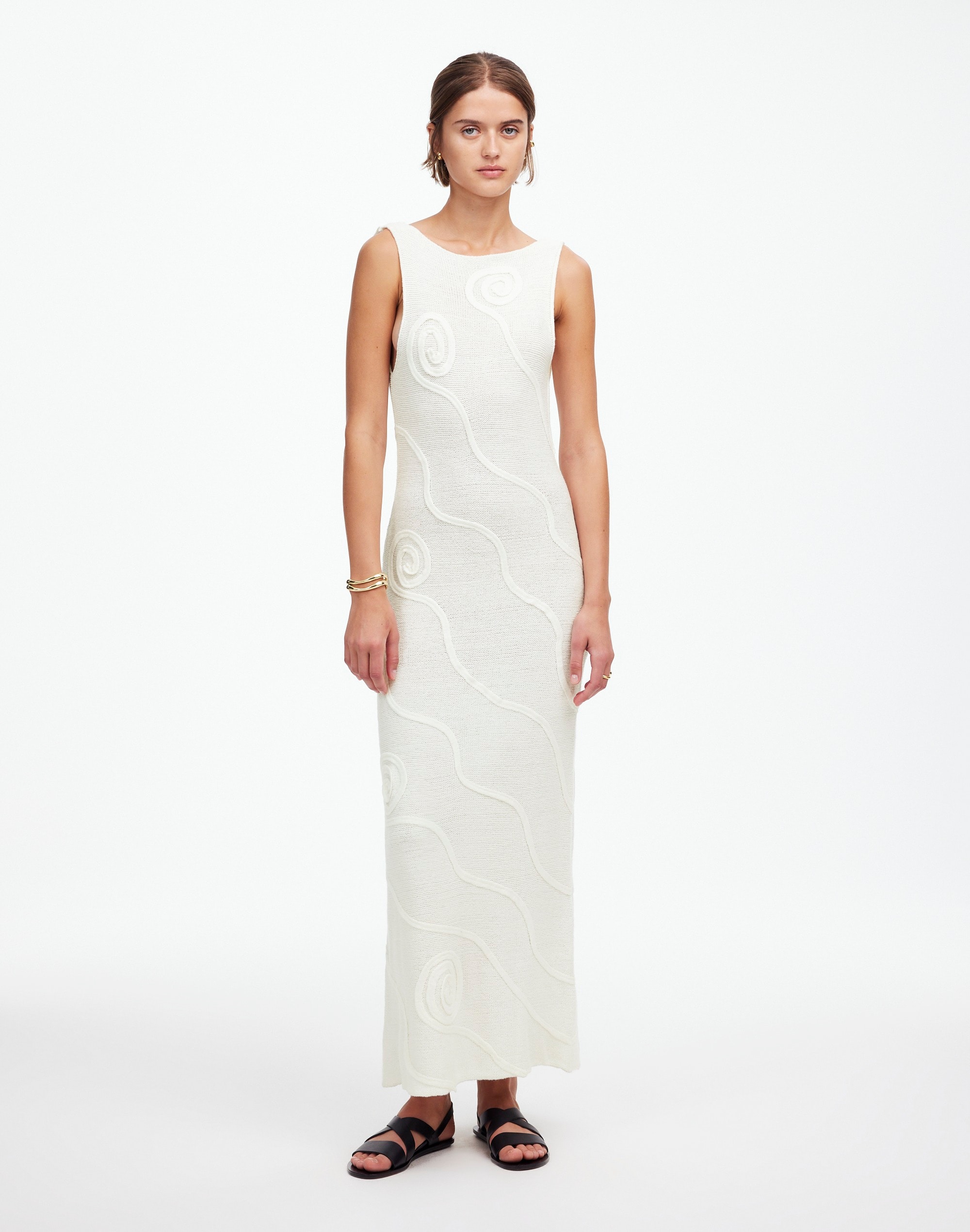 Zulu & Zephyr Shea Organic Cotton Swirl Knit Dress | Madewell