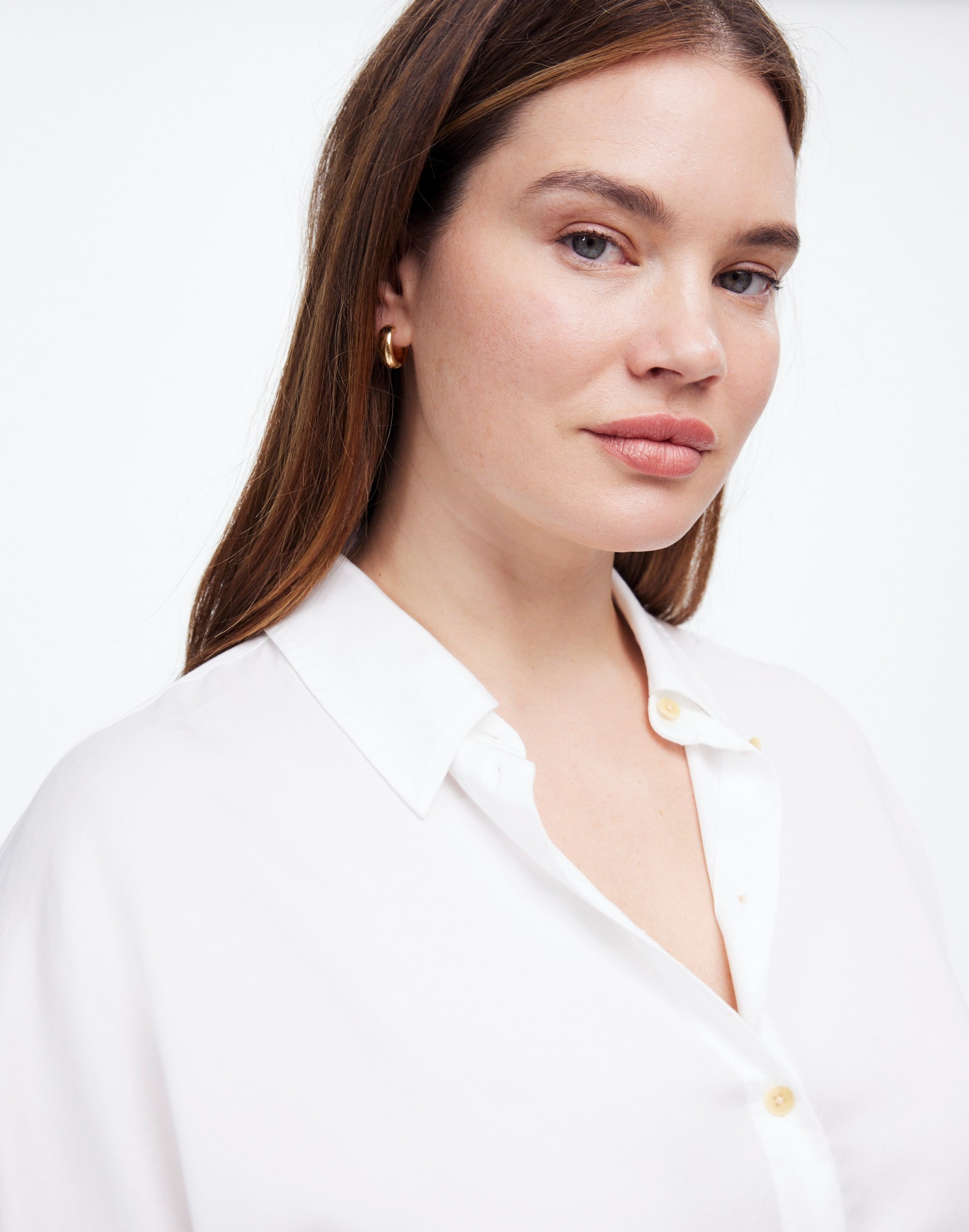 Plus Relaxed Dolman Button-Up Shirt | Madewell