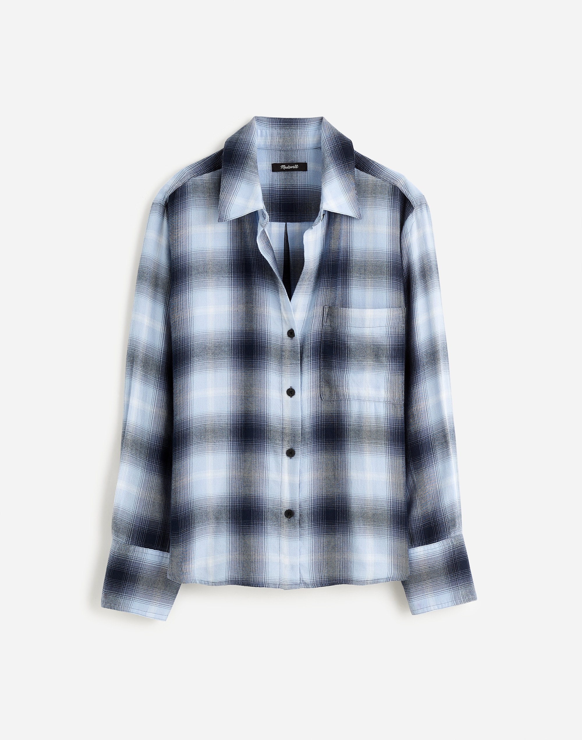 Plus Easy Y-Neck Button-Up Shirt | Madewell