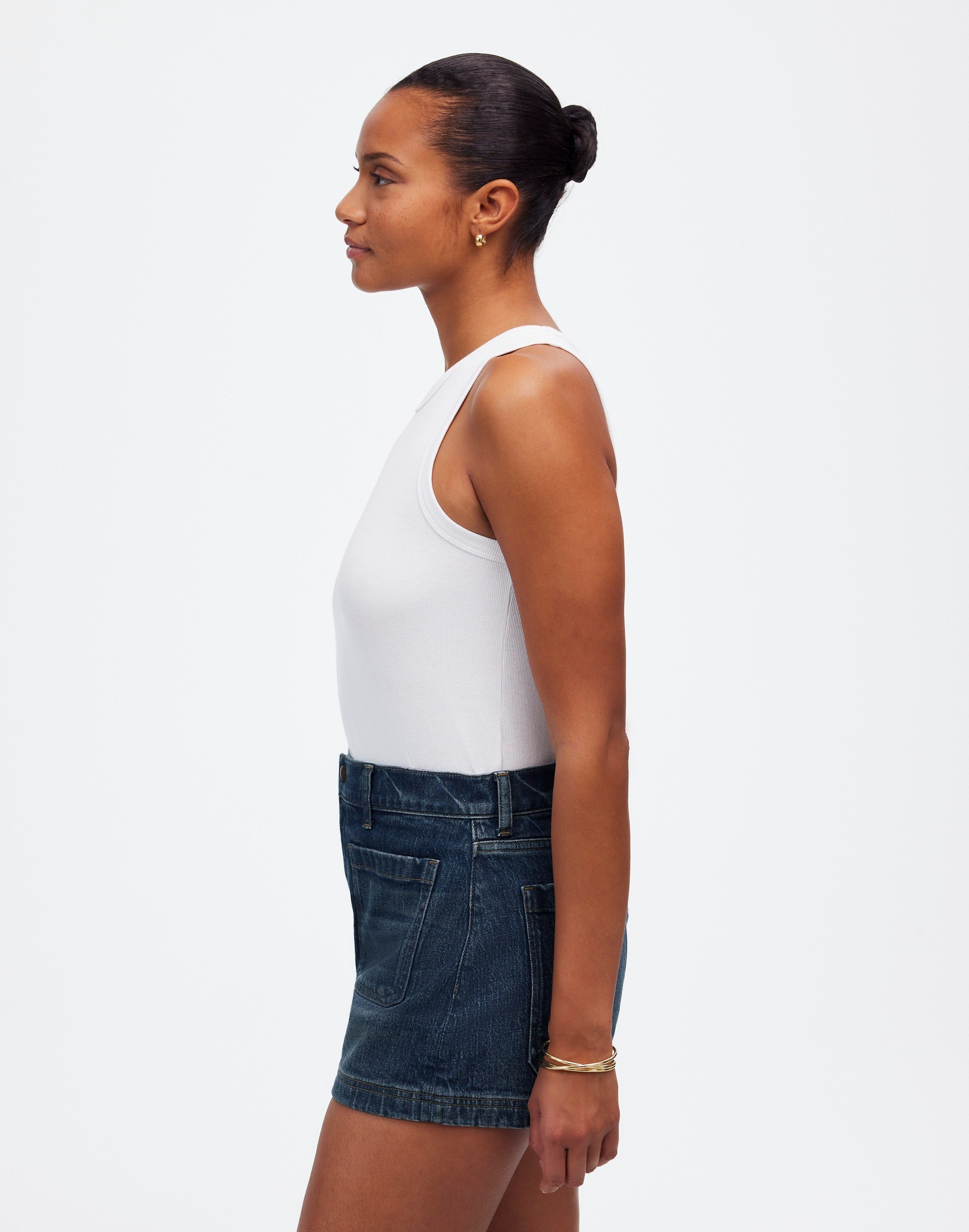 The Curvy Denim Emmett Short Archbald Wash: Patch Pocket Edition | Madewell