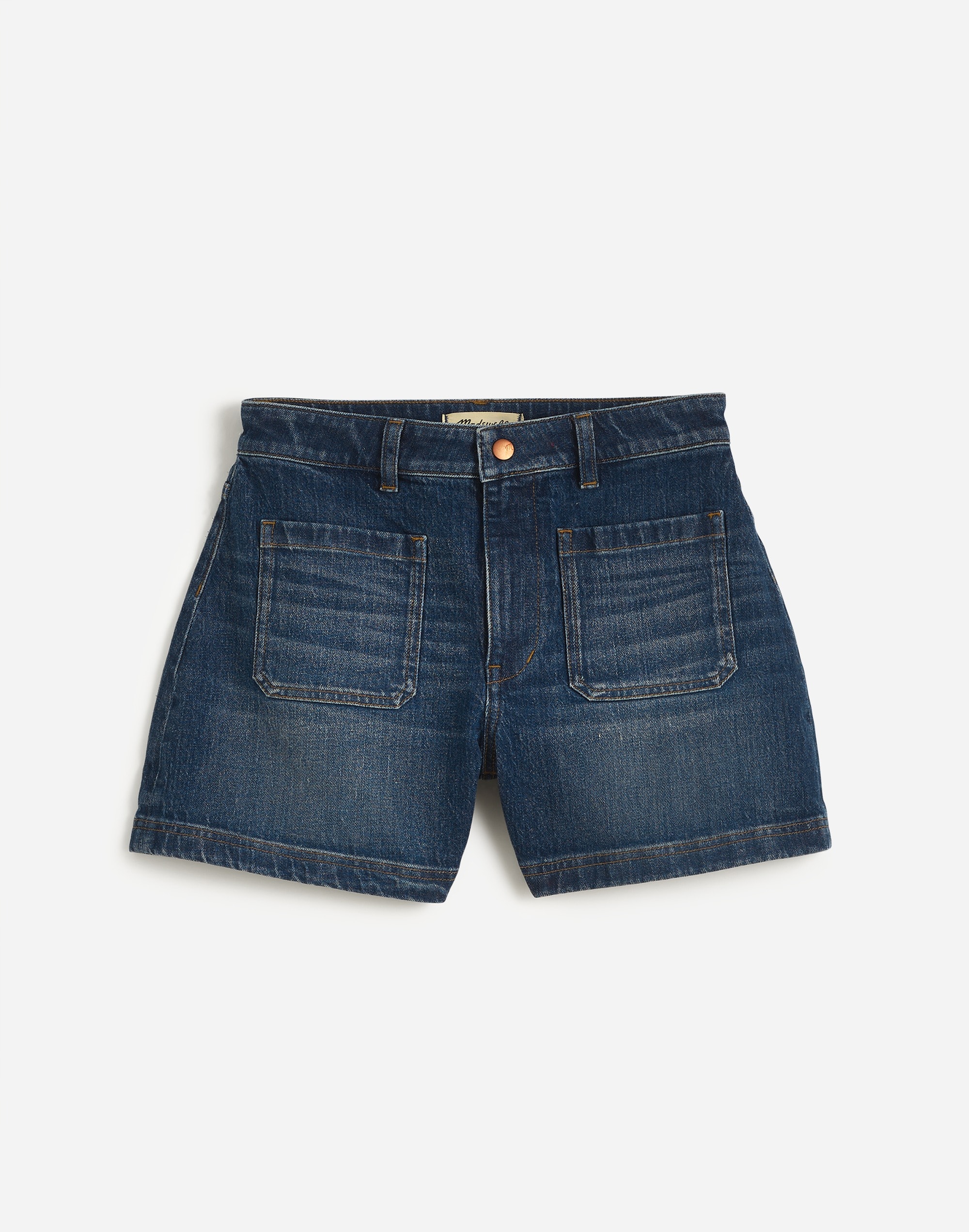 The Curvy Denim Emmett Short Archbald Wash: Patch Pocket Edition | Madewell