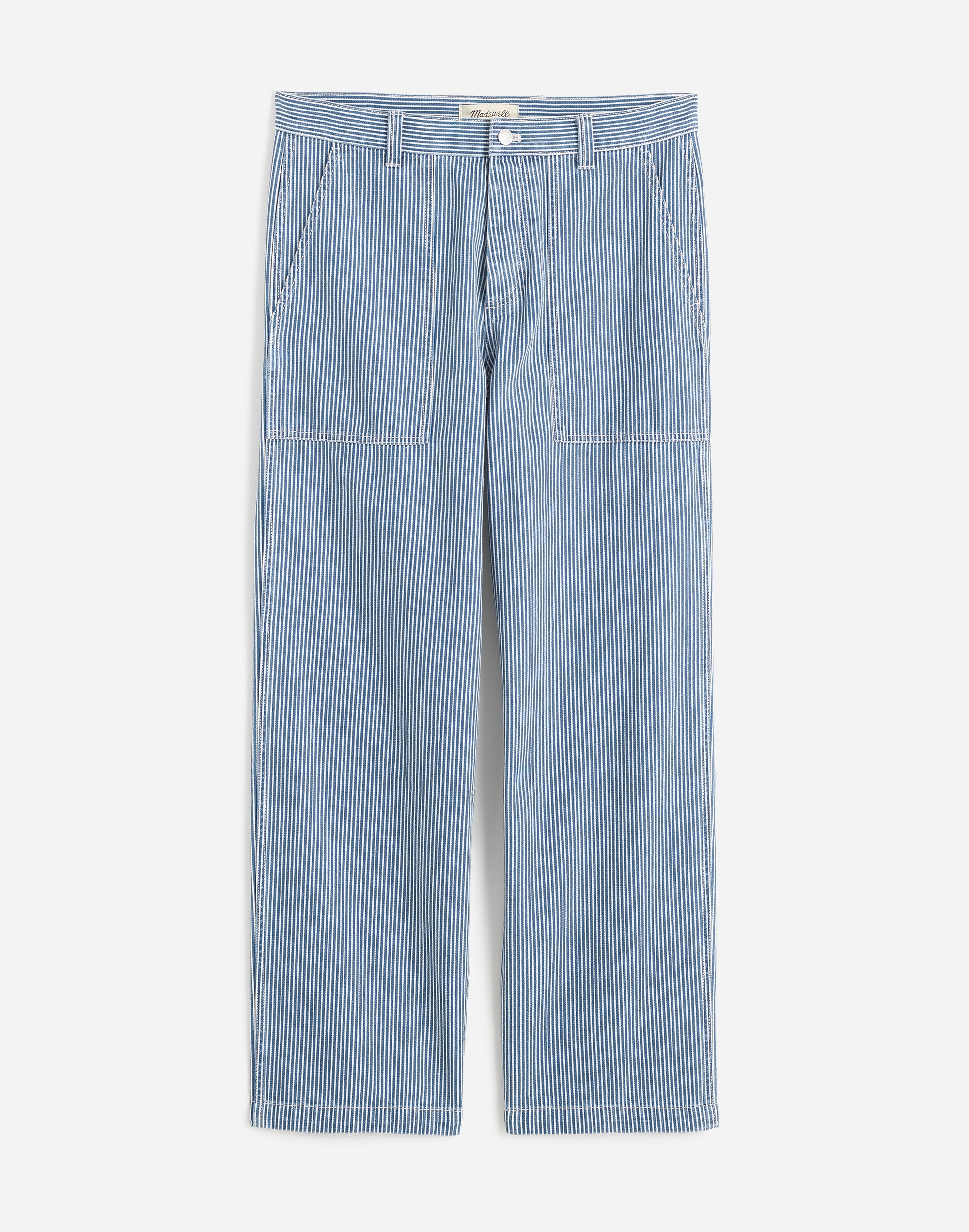 Baggy Surplus Pants Indigo Engineer Stripe | Madewell