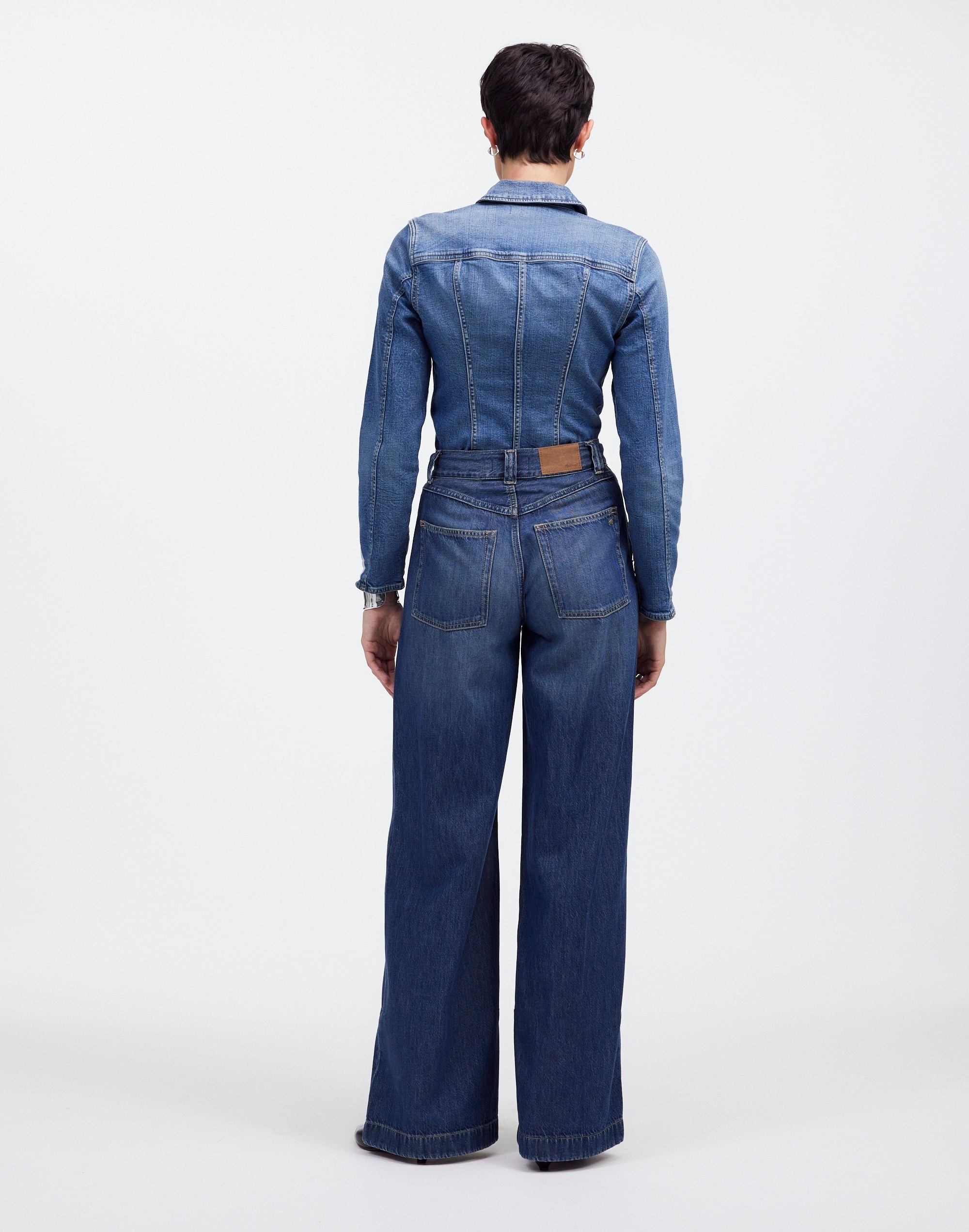 Superwide-Leg Utility Jeans Lindewood Wash: Airy Denim Edition | Madewell