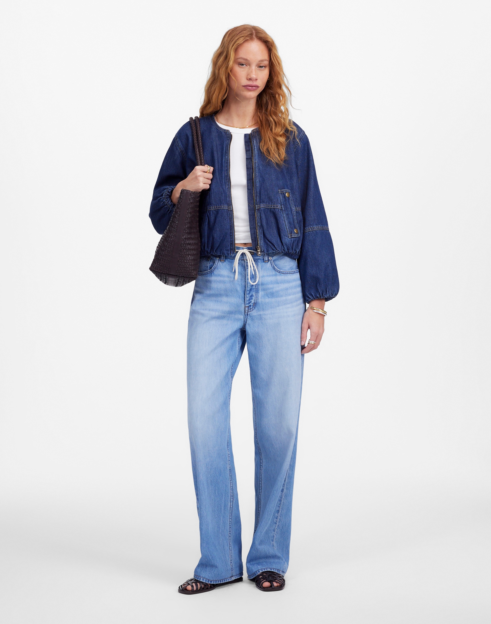 Low-Slung Baggy Jean Hambley Wash: Airy Denim Edition | Madewell