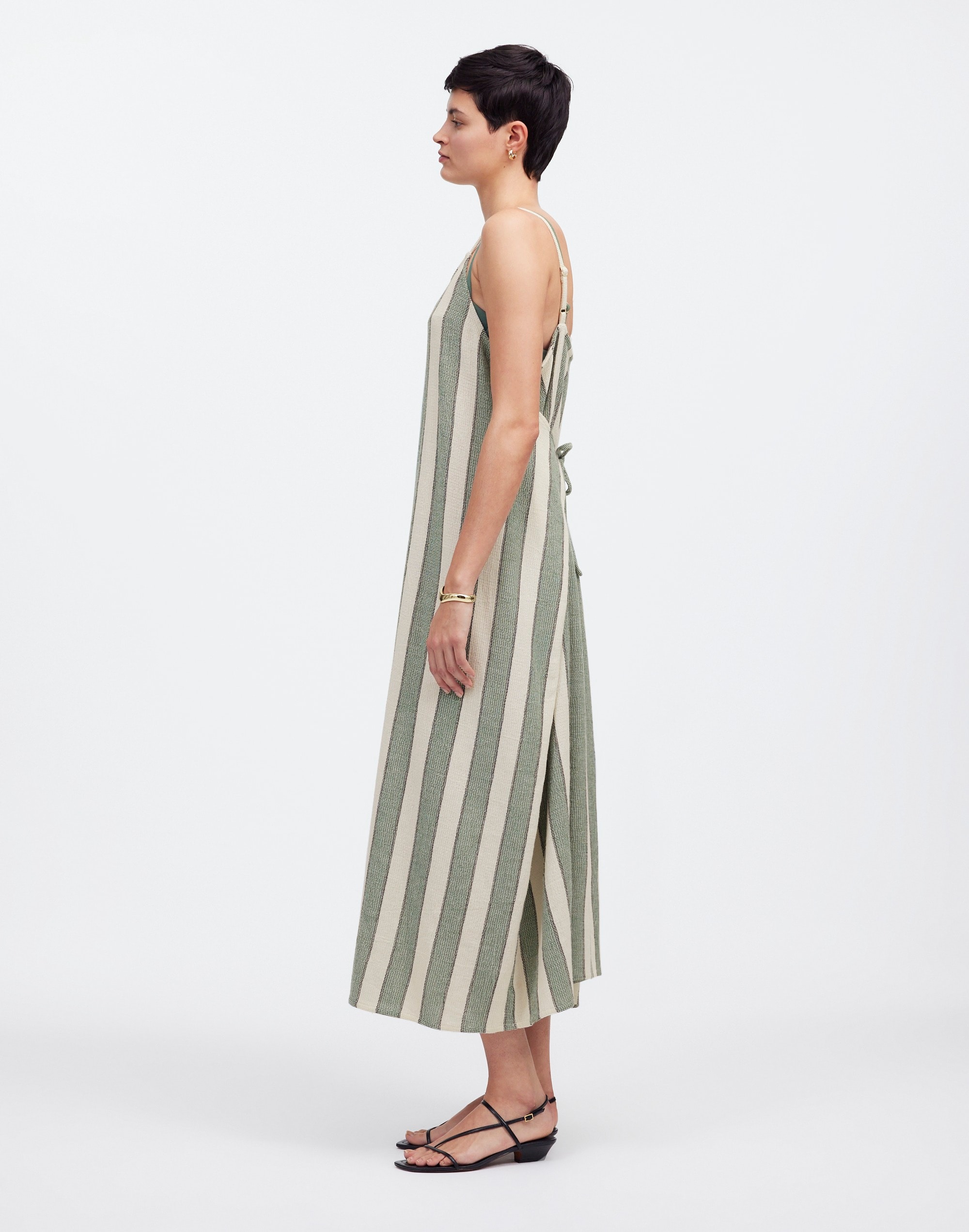 Zulu & Zephyr Eucalyptus Stripe Organic Cotton Dress | Madewell