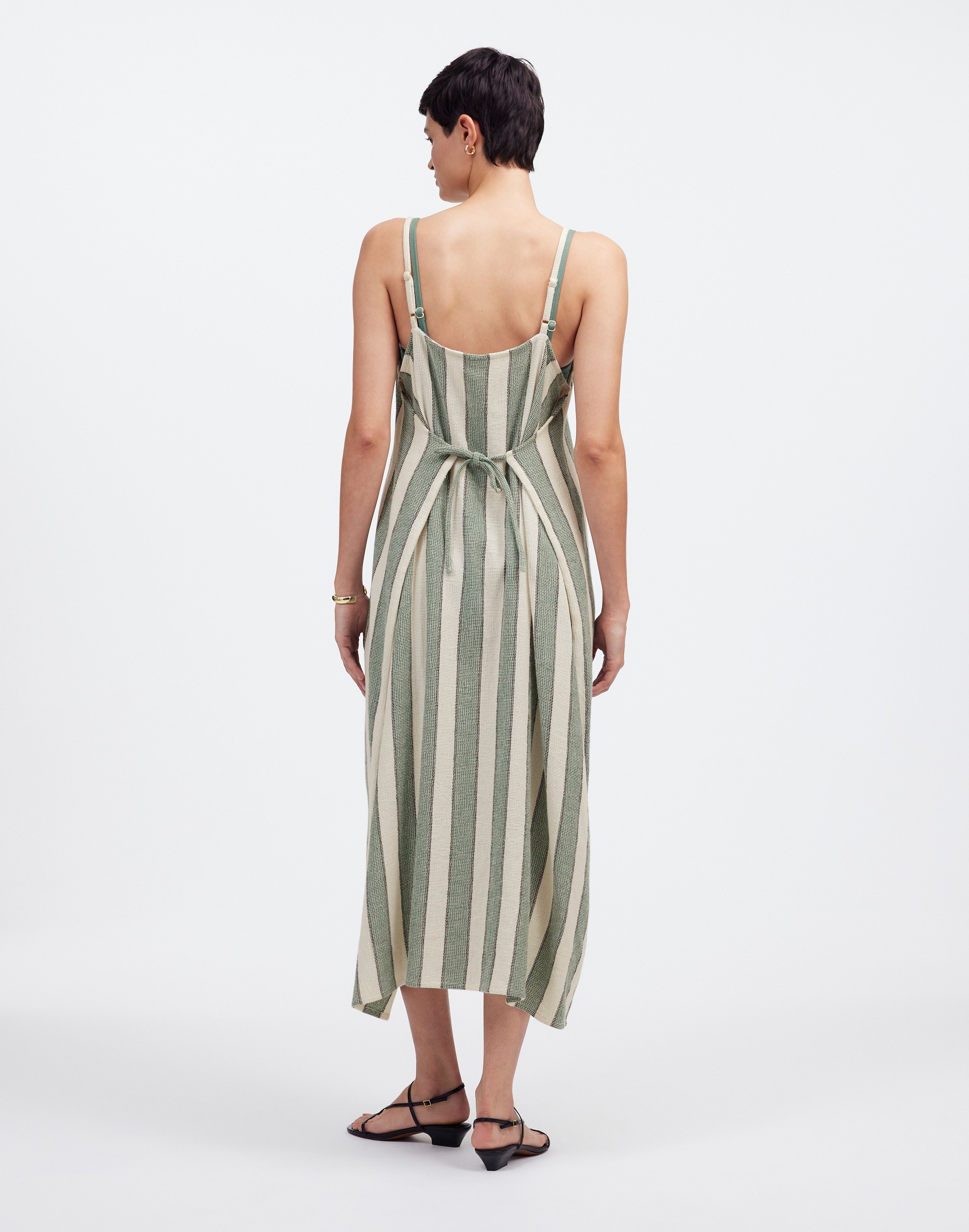 Zulu & Zephyr Eucalyptus Stripe Organic Cotton Dress | Madewell