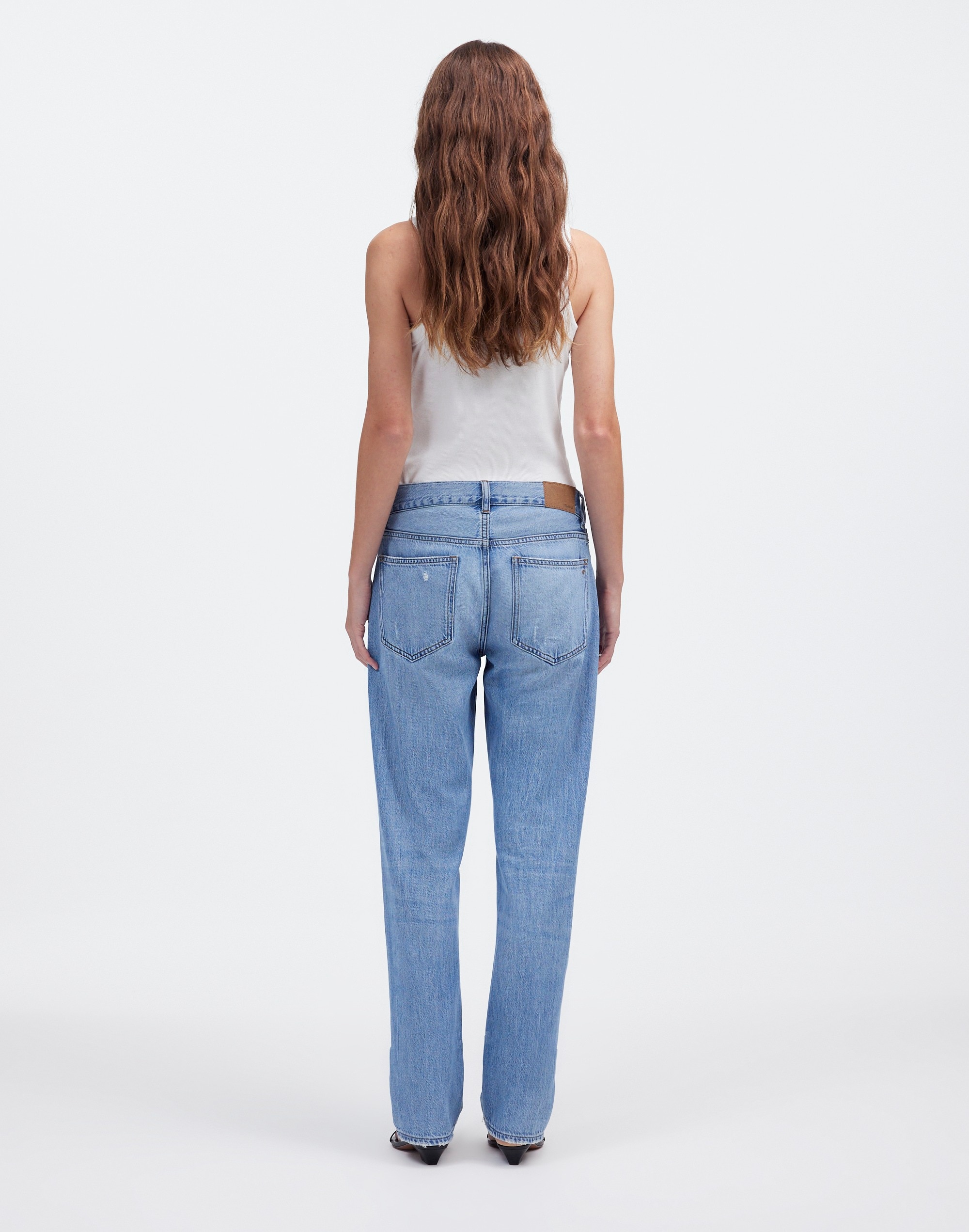 The Petite Dean Easy Straight Jean Northridge Wash: Airy Denim Edition | Madewell