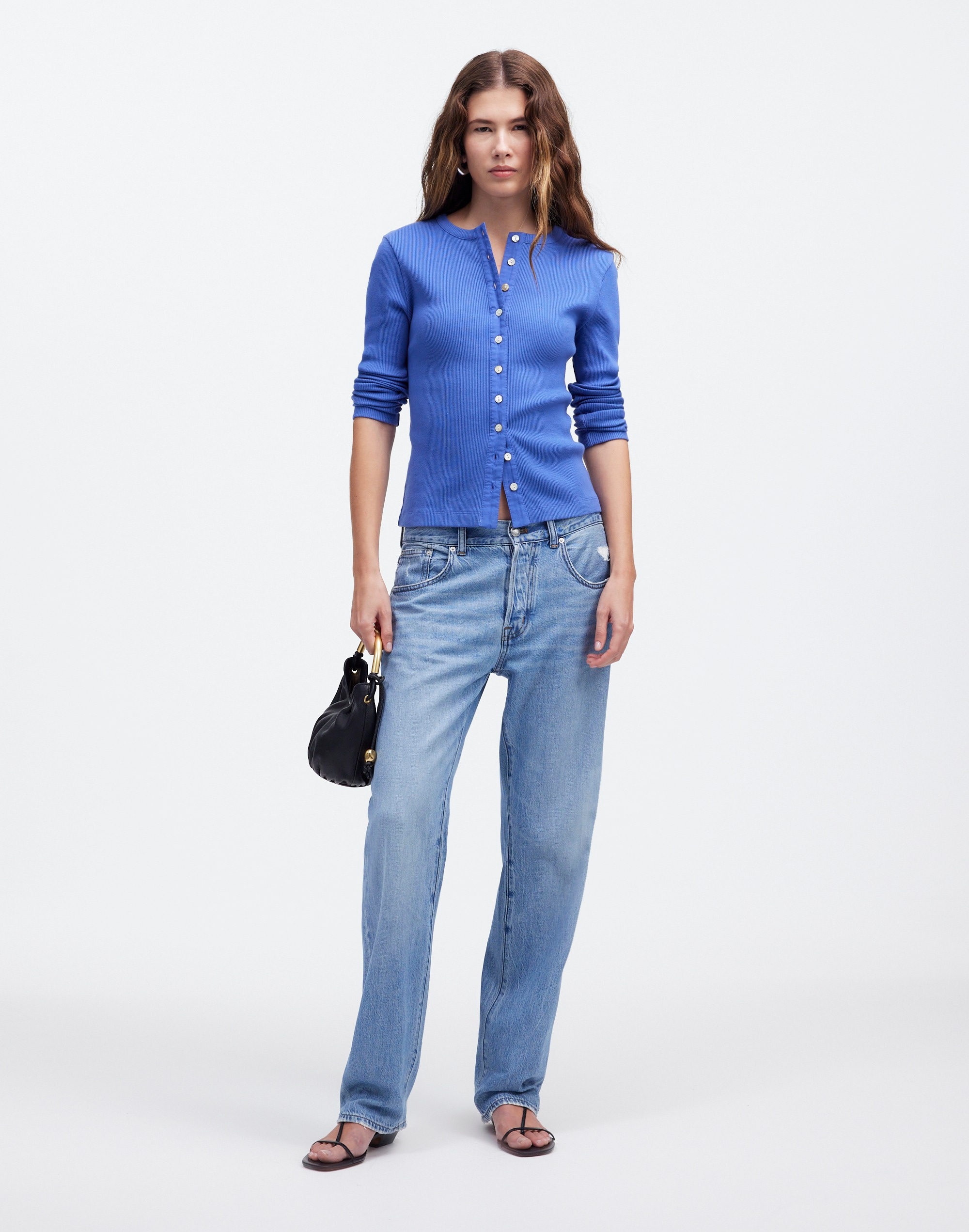 The Dean Easy Straight Jean Northridge Wash: Airy Denim Edition | Madewell