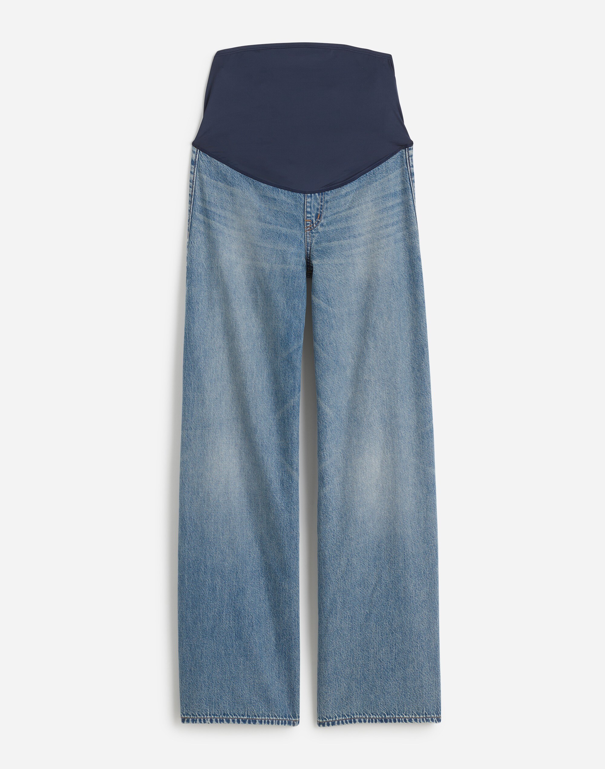 Maternity Over-the-Belly Superwide-Leg Jeans Billings Wash: Airy Denim Edition | Madewell