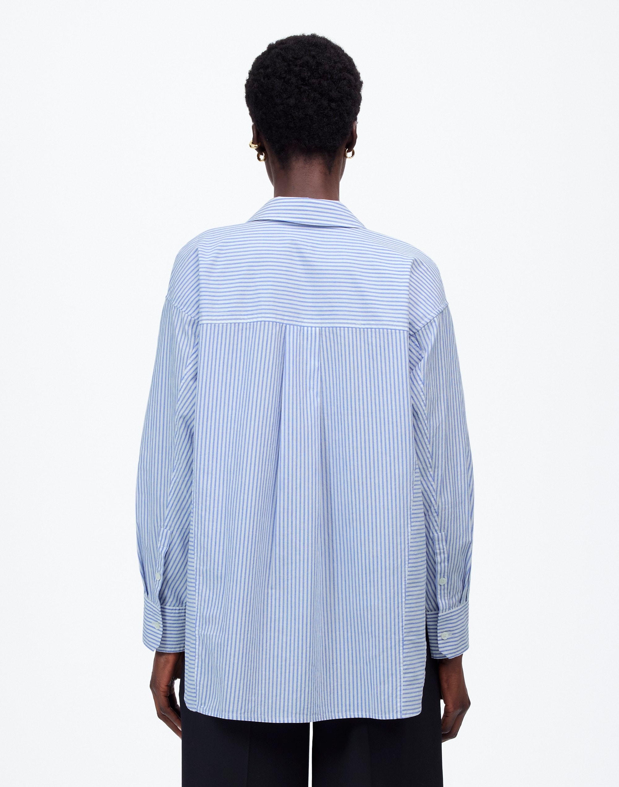 Poplin Side-Panel Shirt | Madewell