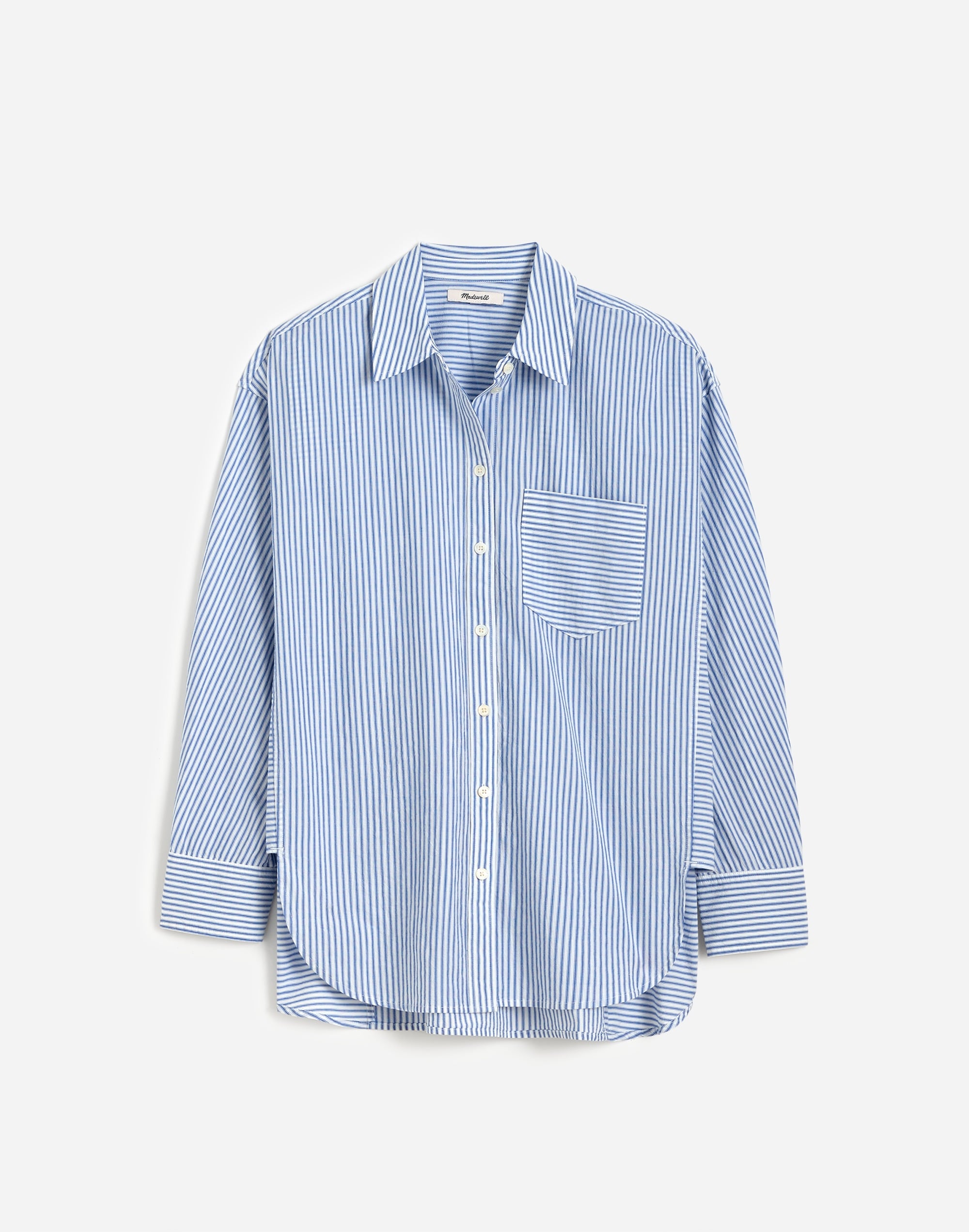 Poplin Side-Panel Shirt | Madewell