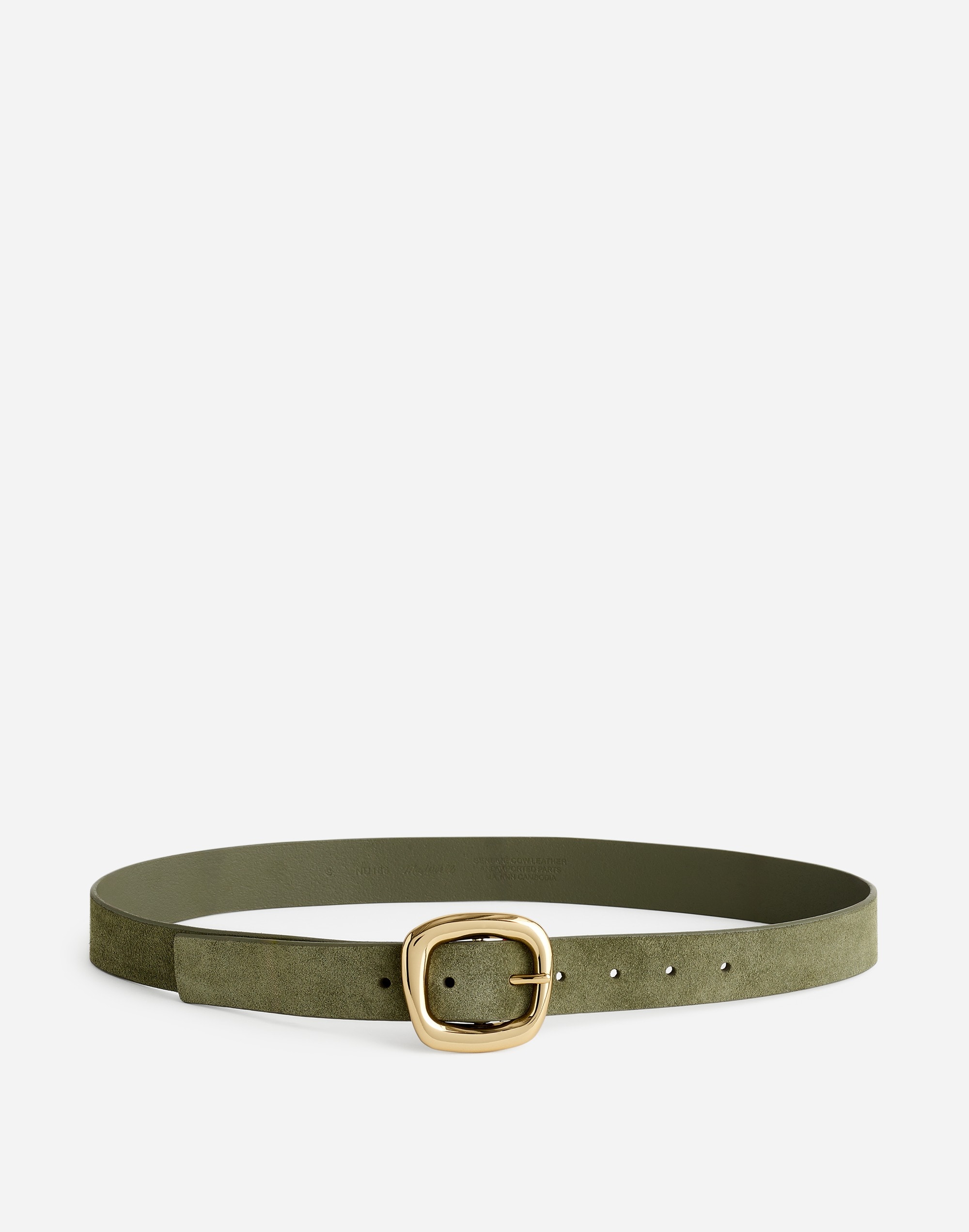 Sculptural Buckle Belt | Madewell