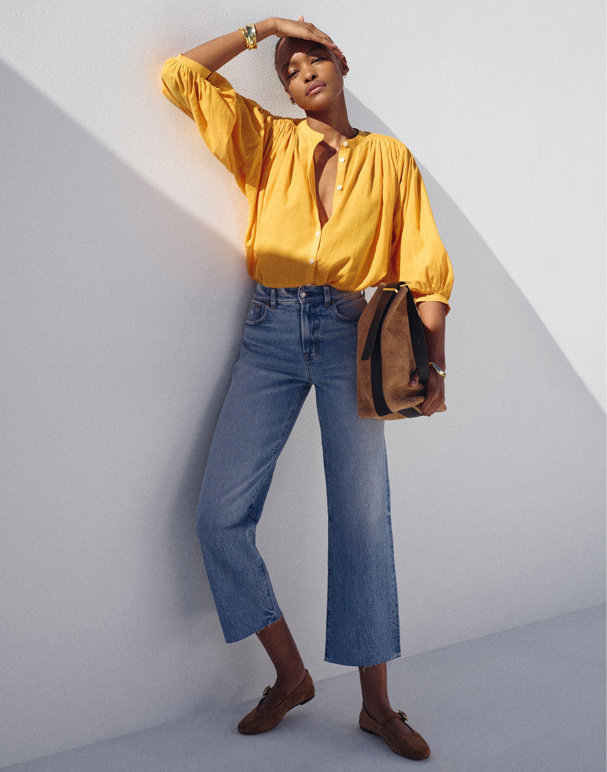 The Perfect Vintage Wide-Leg Crop Jean