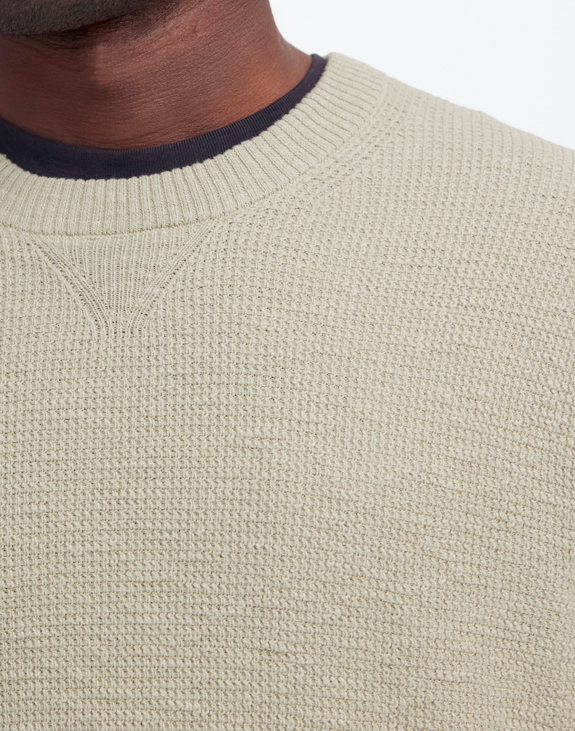 Waffle-Knit Crewneck Sweater | Madewell