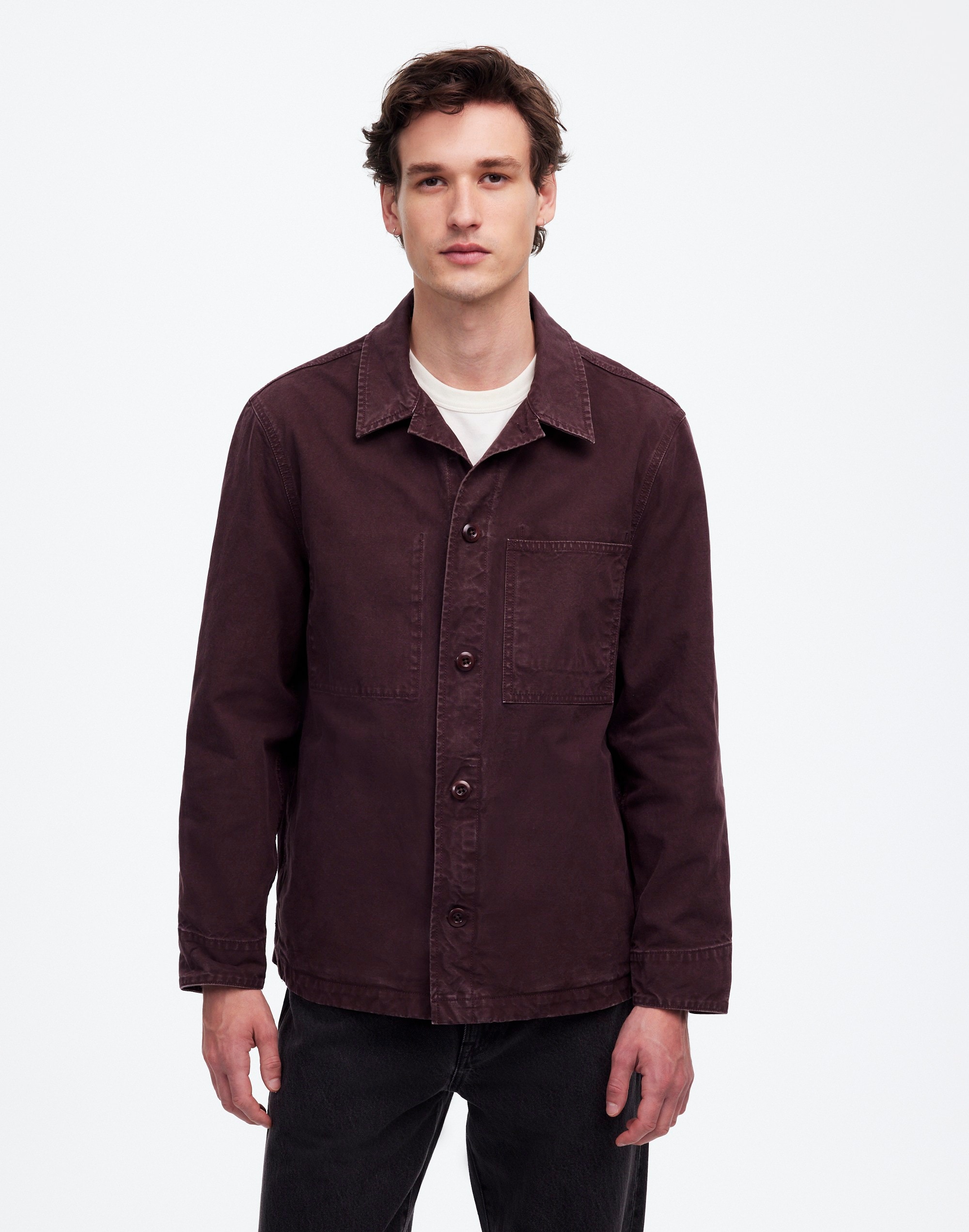 Overshirt Garment-Dyed Canvas | Madewell