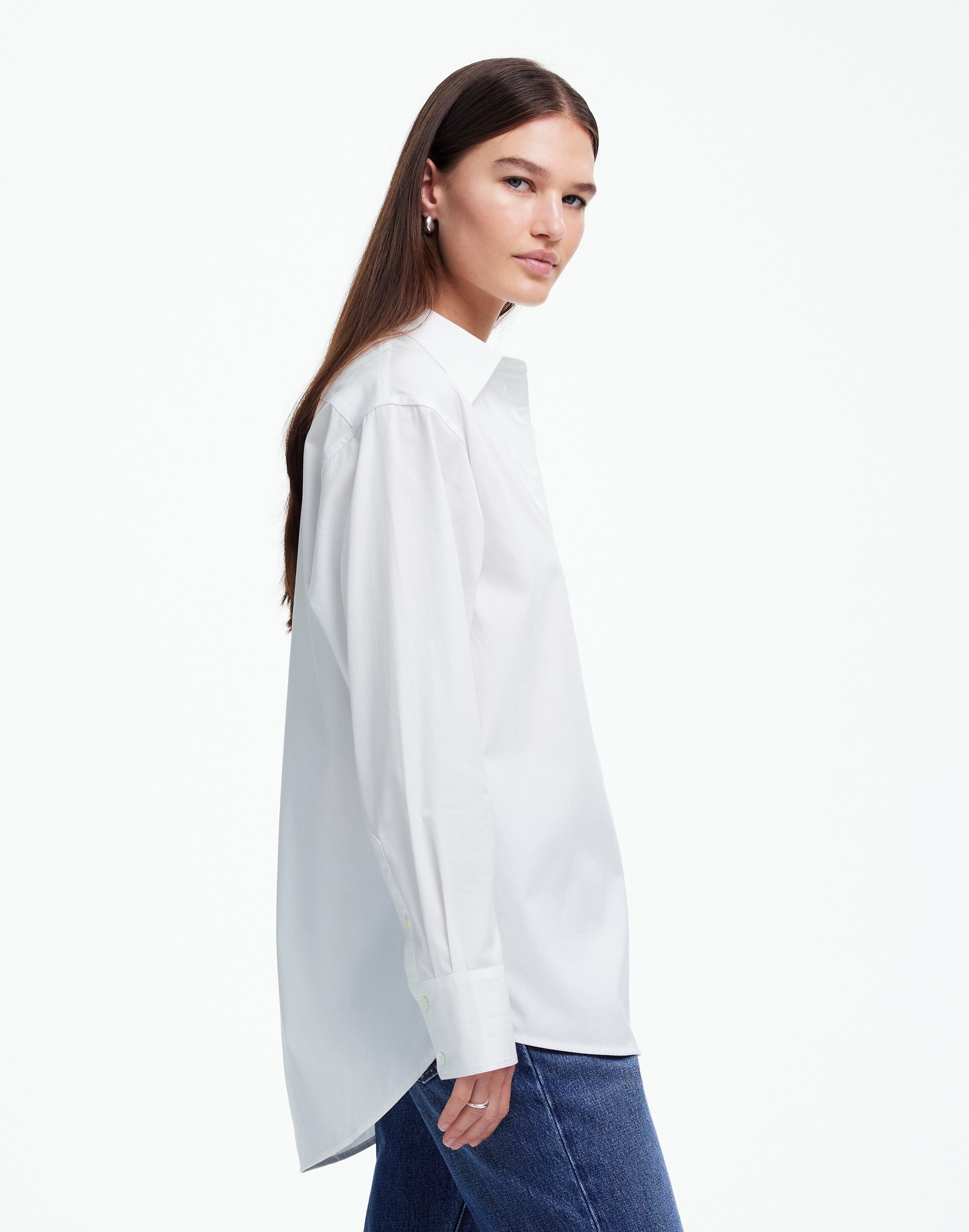 Alexa Chung for Madewell Poplin Button-Up Shirt |