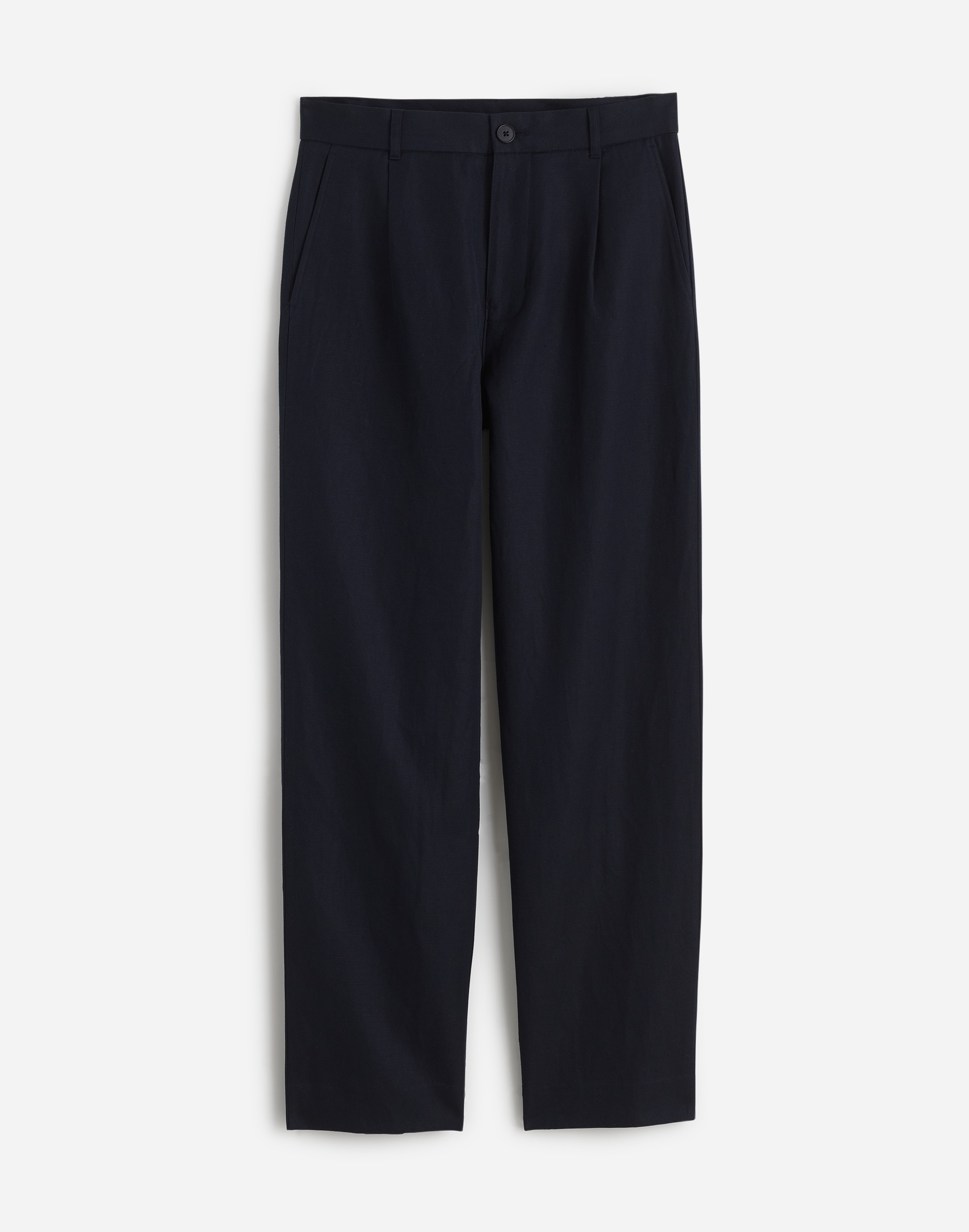 Pleated Trousers Italian Cotton Twill | Madewell