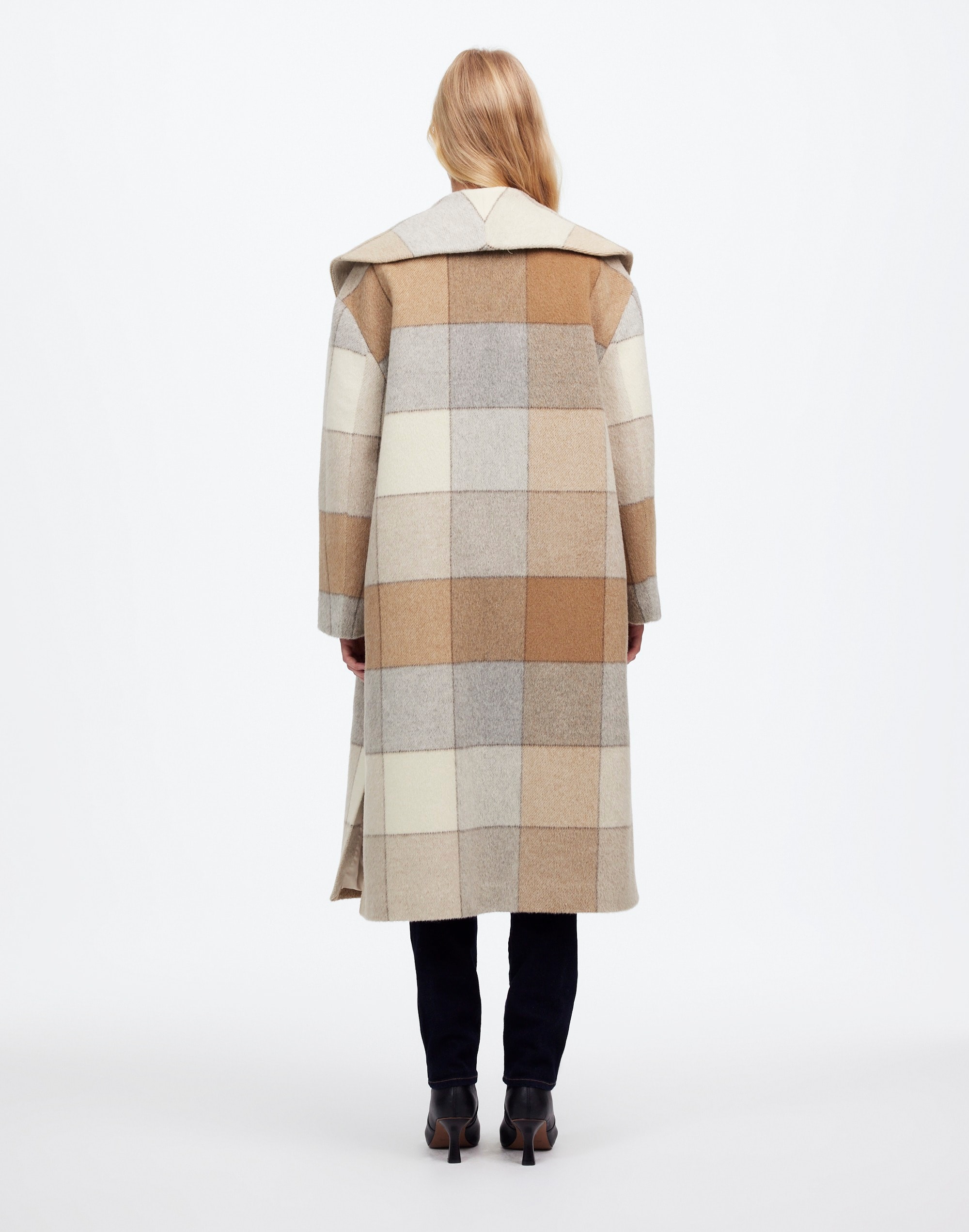 Belted Robe Coat Plaid | Madewell