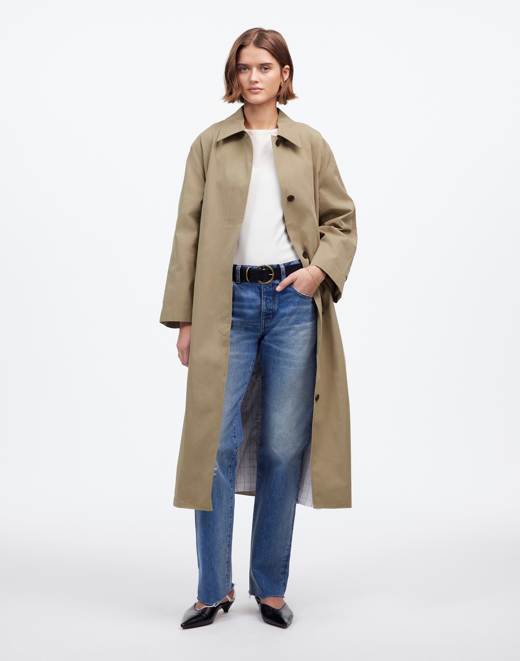 Single-Breasted Trench Coat | Madewell