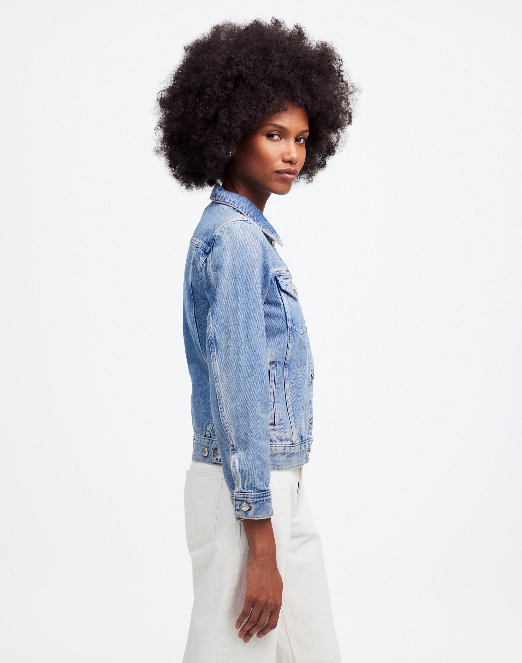 Denim Trucker Jacket Hyland Wash | Madewell