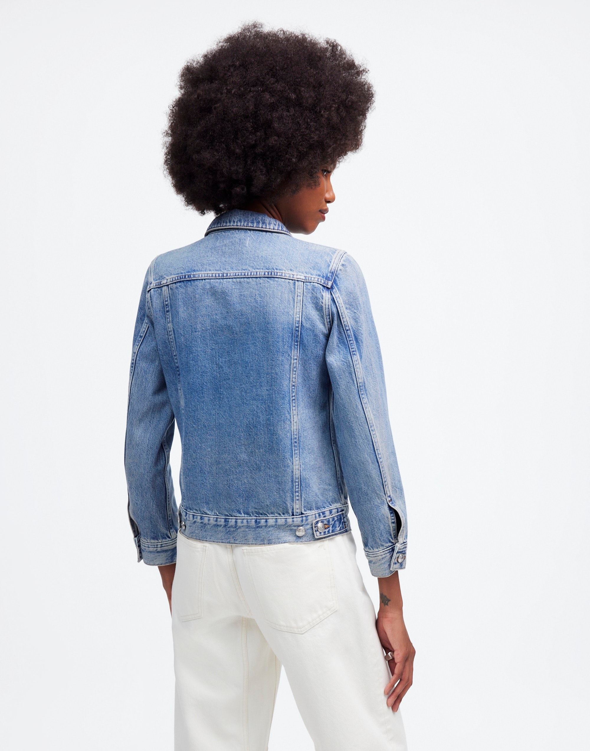 Denim Trucker Jacket Hyland Wash | Madewell