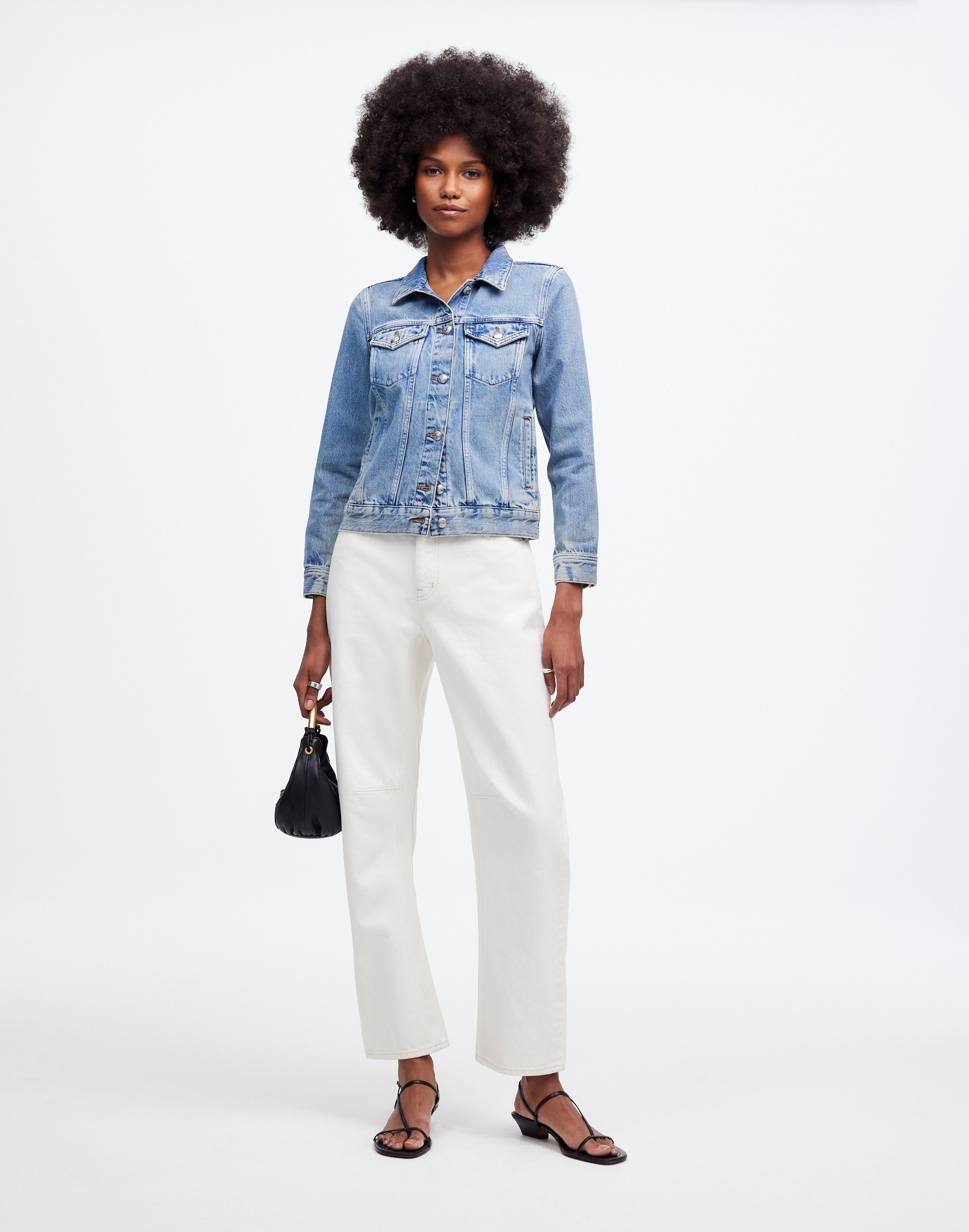 Denim Trucker Jacket Hyland Wash | Madewell