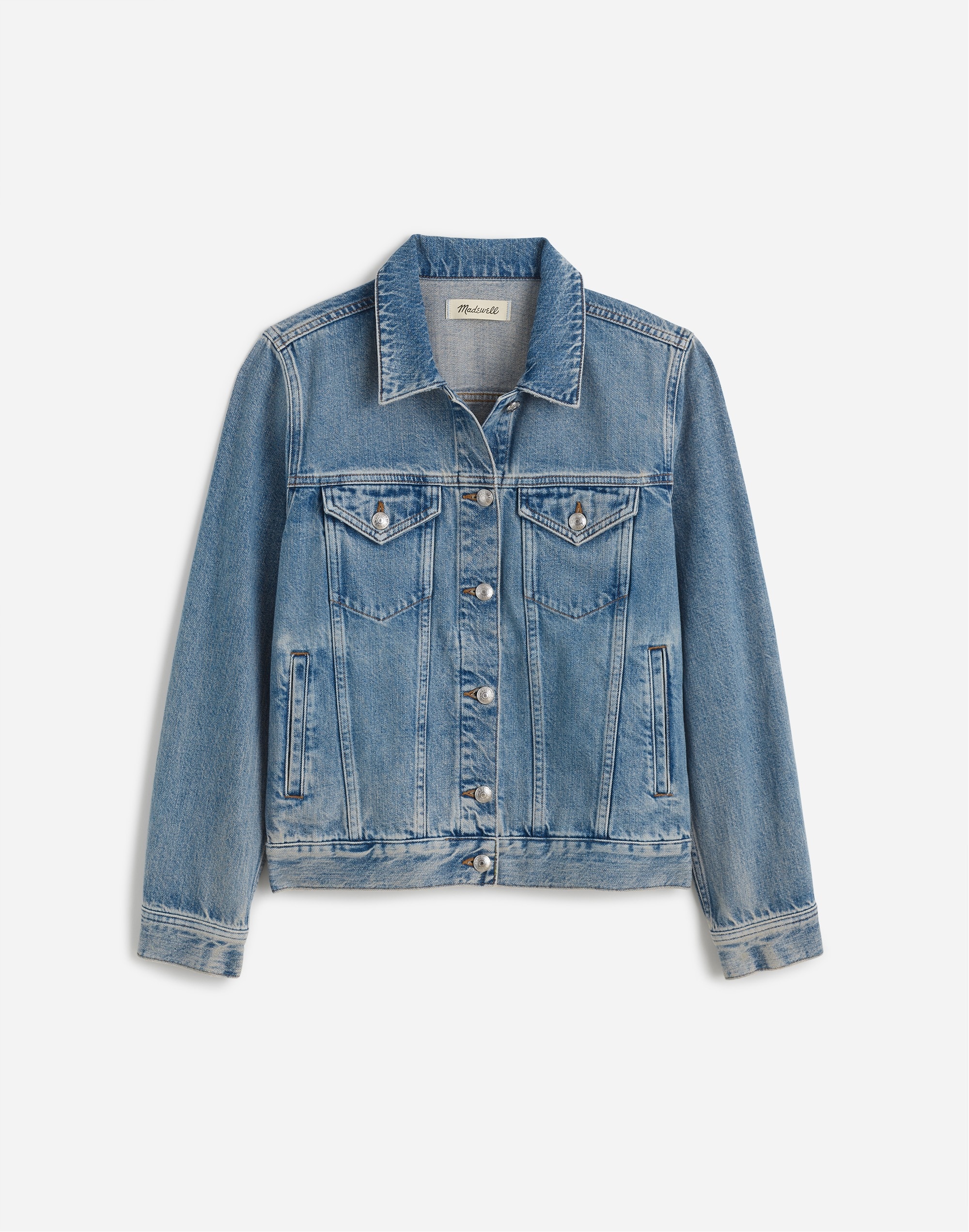 Denim Trucker Jacket Hyland Wash | Madewell