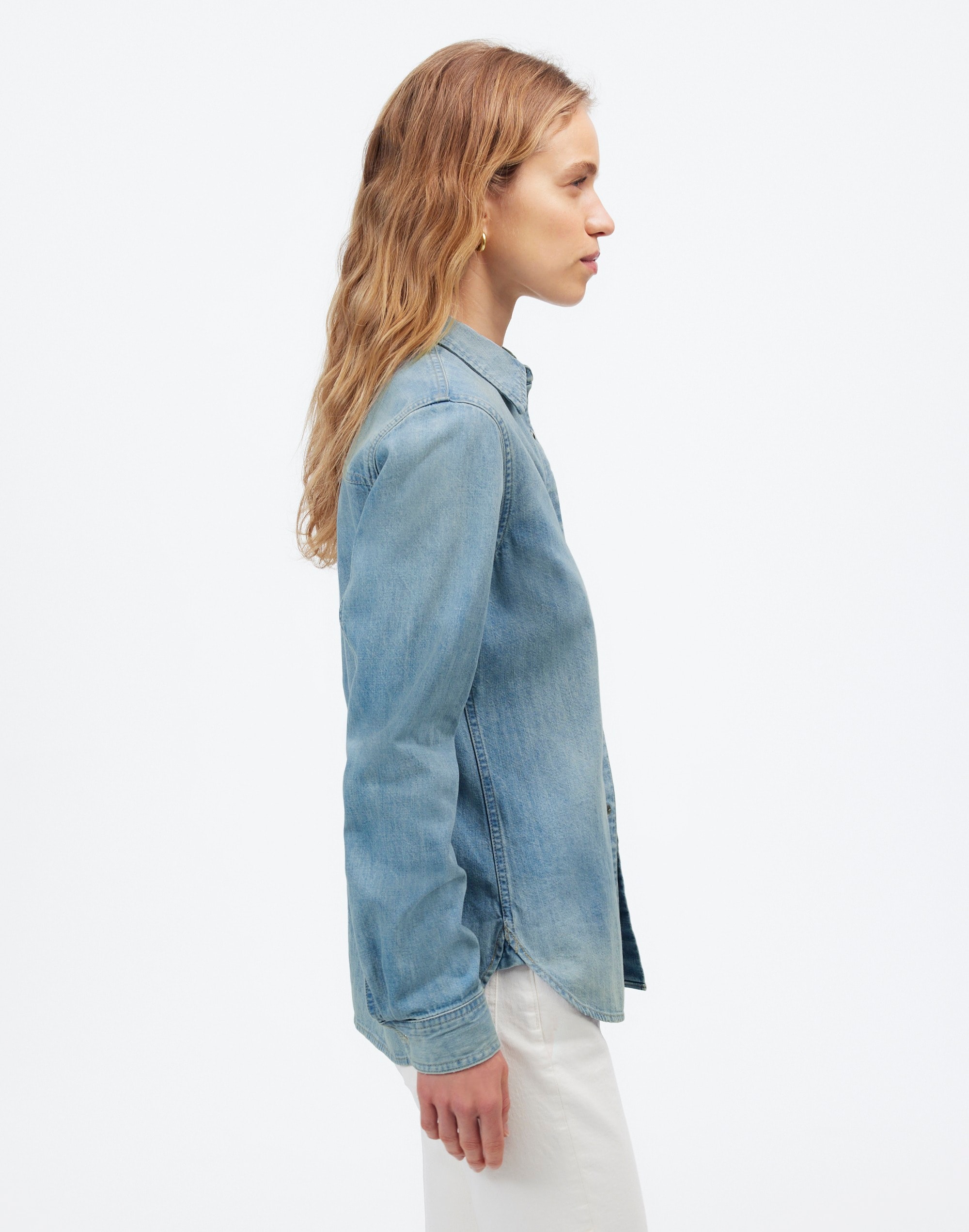 Denim Classic Button-Up Shirt Altoona Wash | Madewell