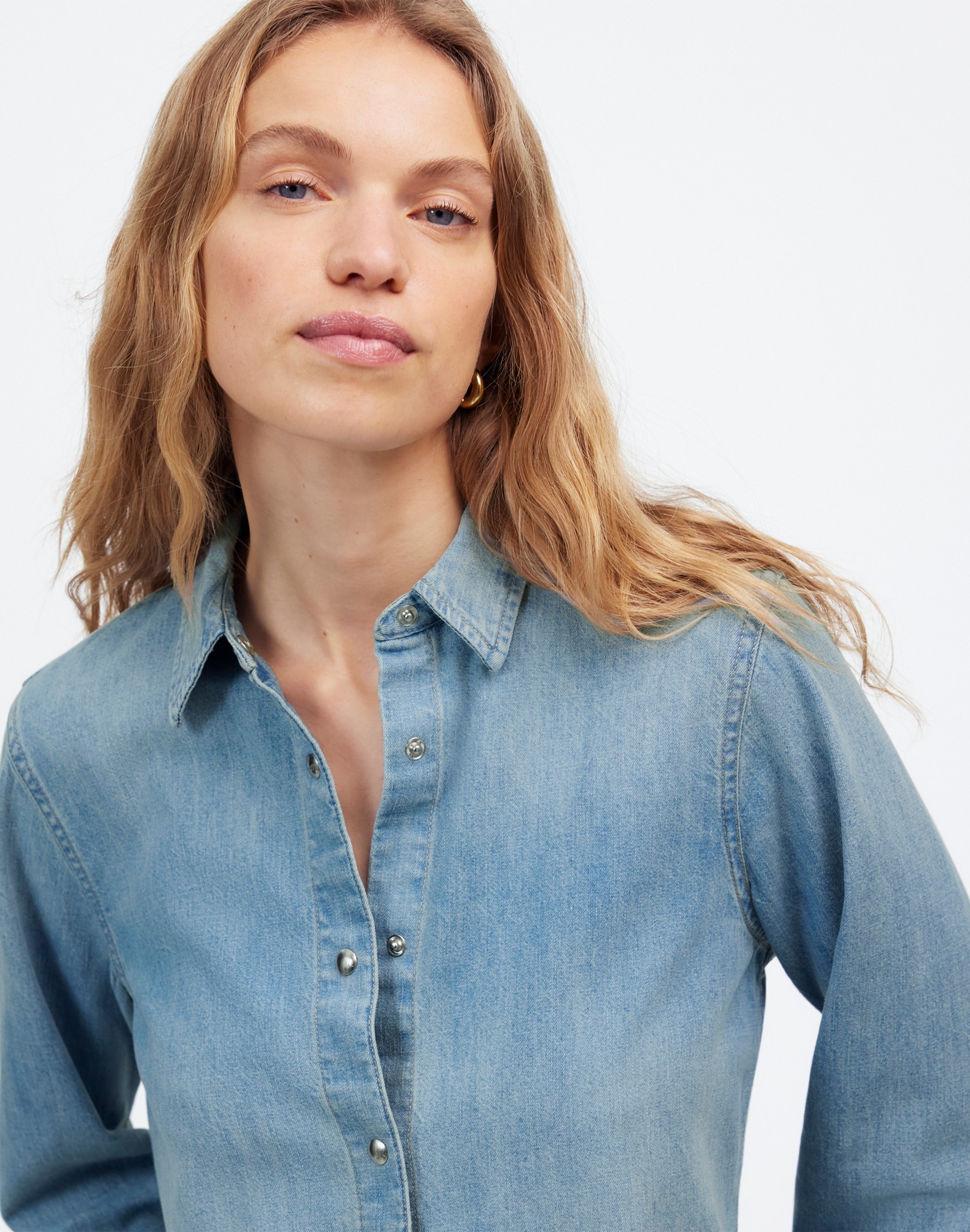 Denim Classic Button-Up Shirt Altoona Wash | Madewell