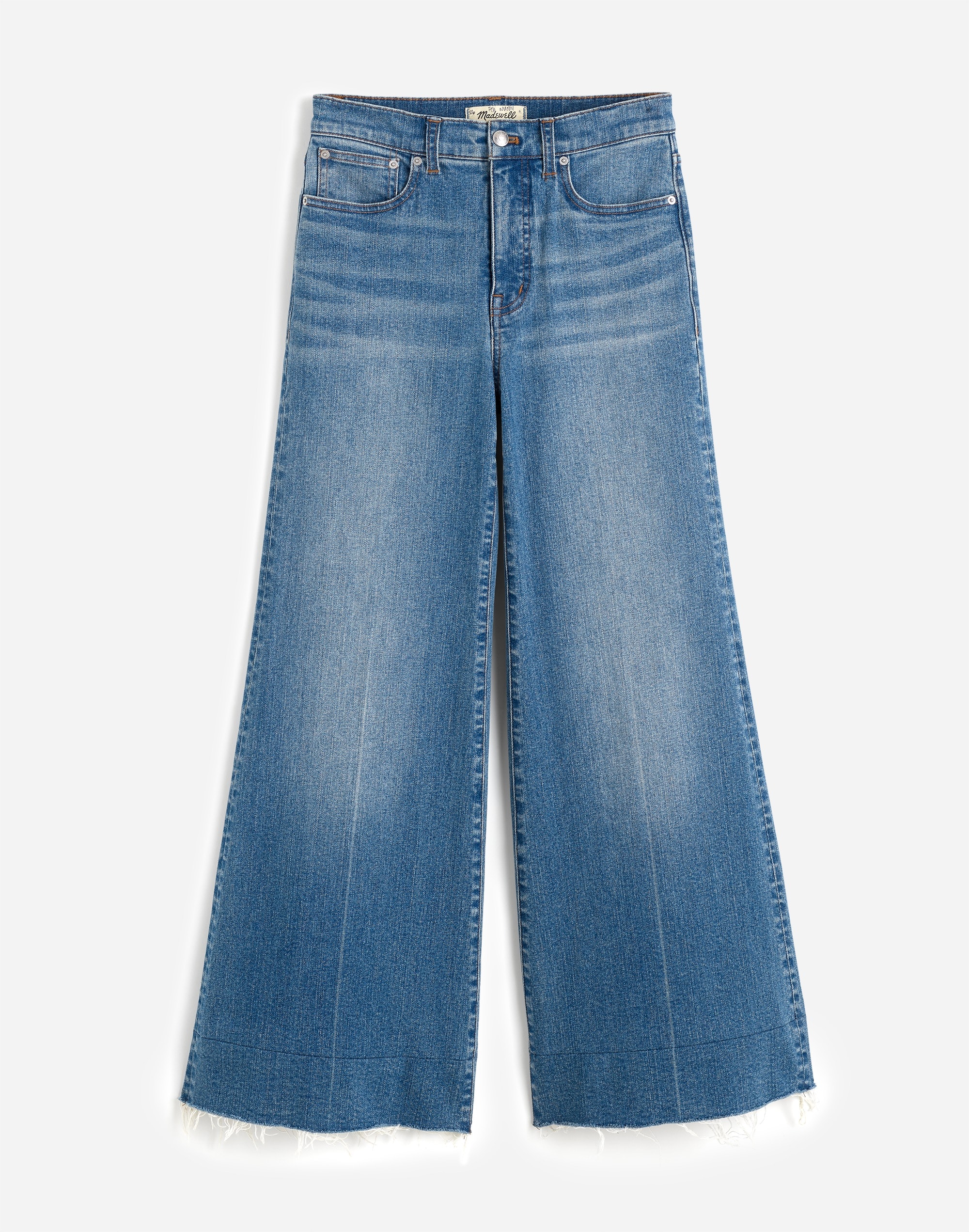 Plus Flared Wide-Leg Crop Jeans Oneida Wash | Madewell