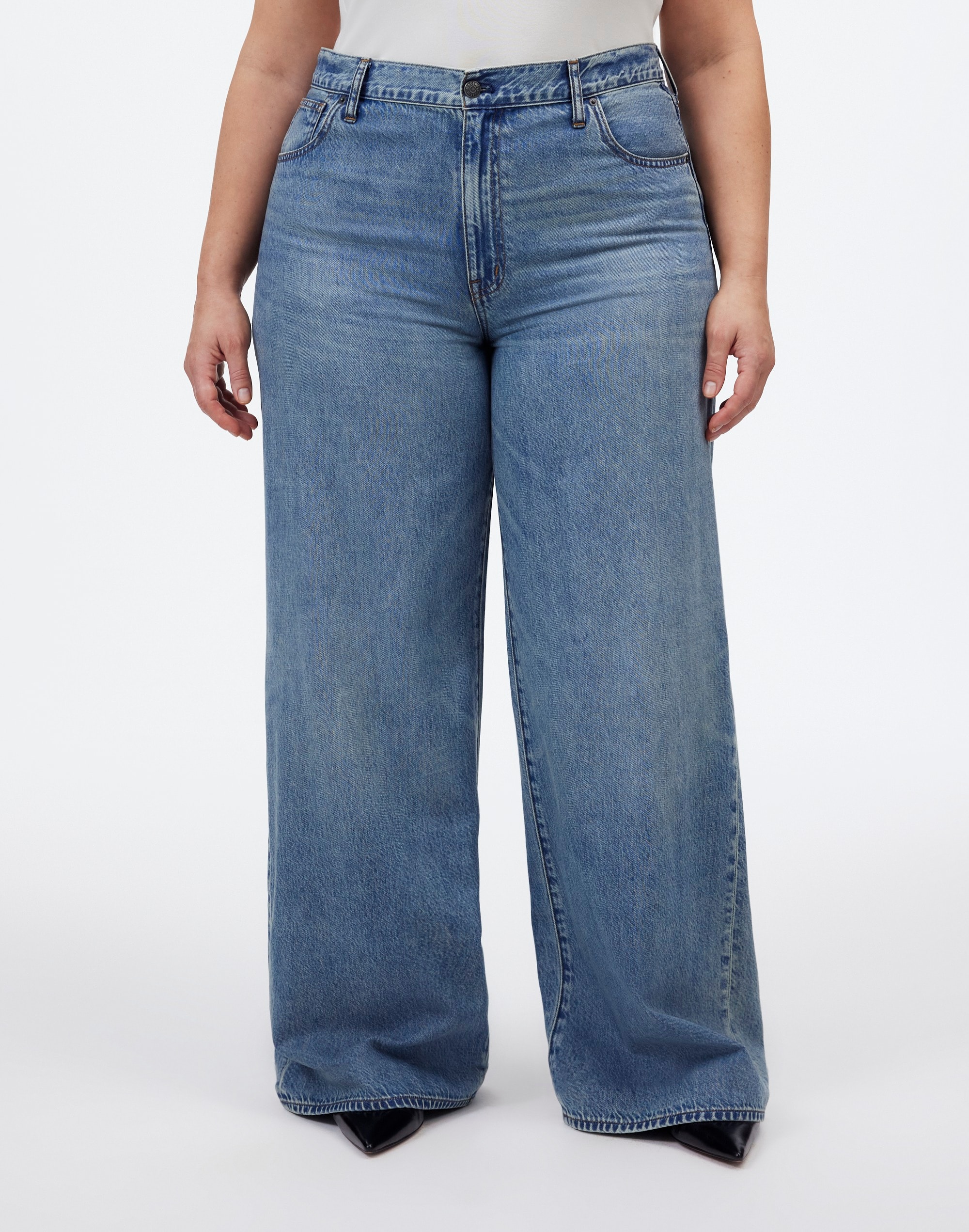 Plus Superwide-Leg Jeans Billings Wash | Madewell