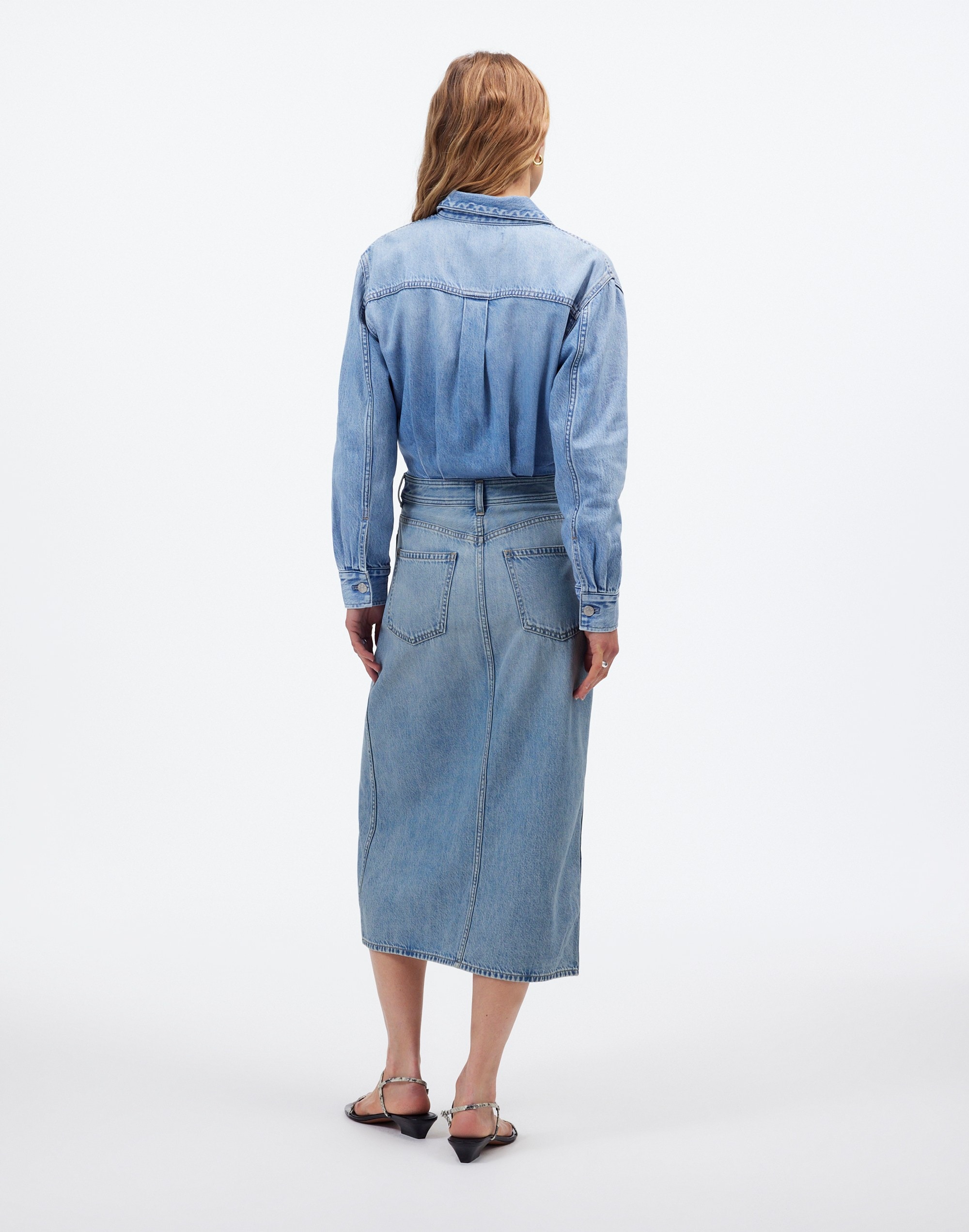 Denim Midi Shirtdress Altoona Wash | Madewell