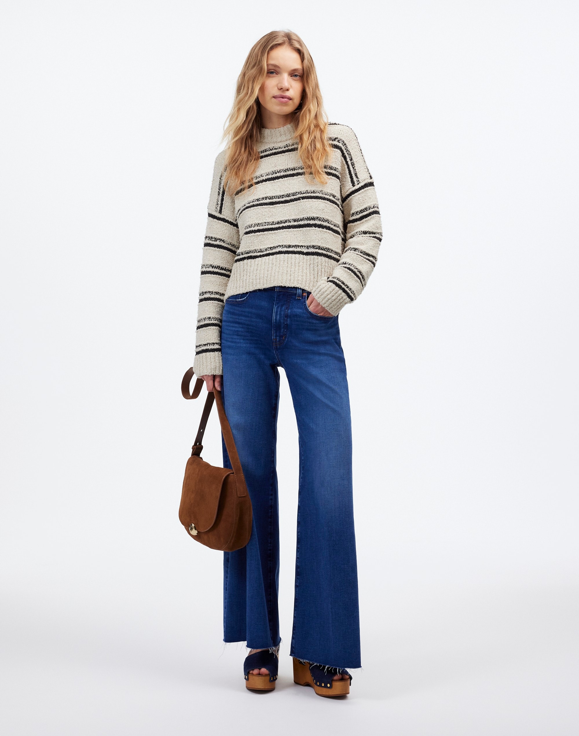 Eyelash-Yarn Crewneck Sweater | Madewell