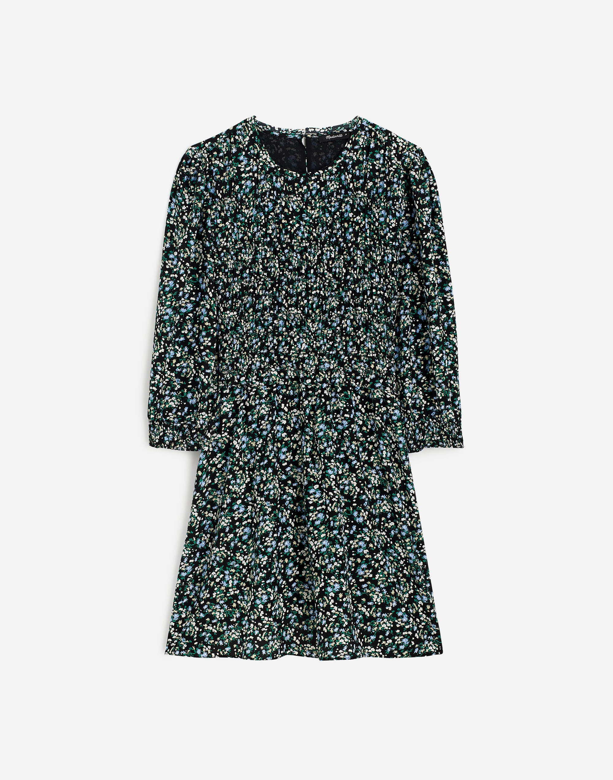 Smocked Mini Dress Floral | Madewell