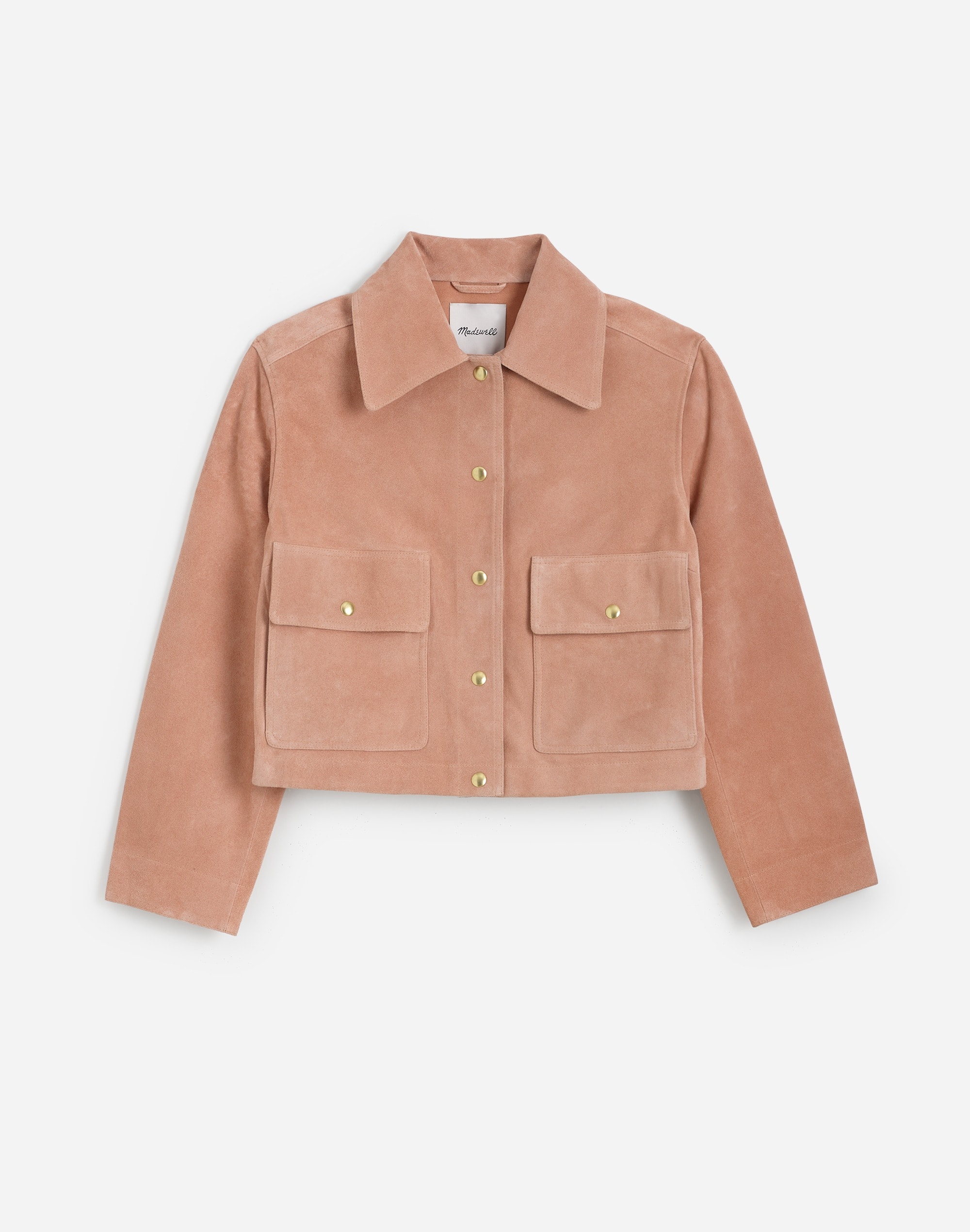 Crop Chore Jacket Suede | Madewell