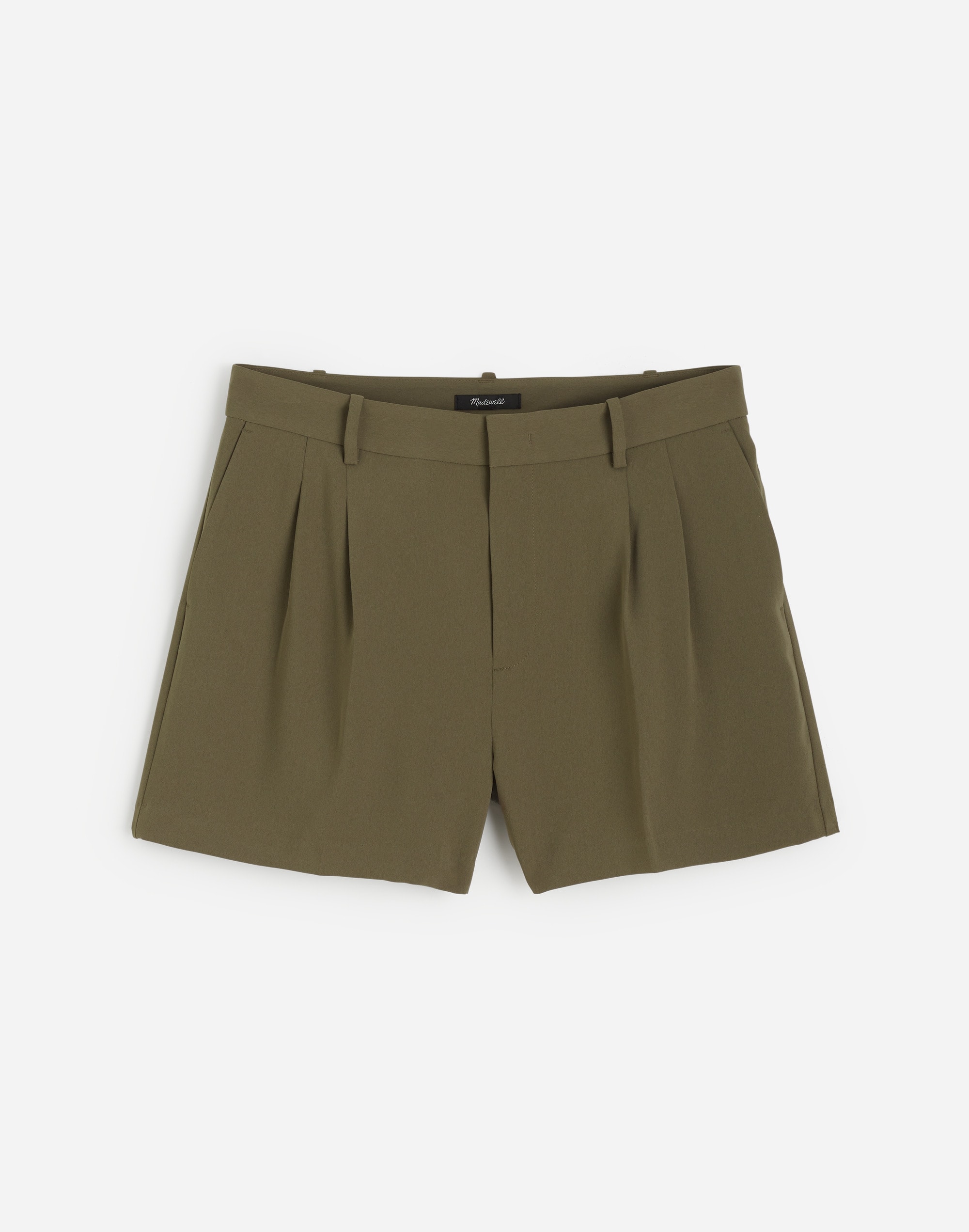 Easy Pleated Trouser Shorts Crepe | Madewell