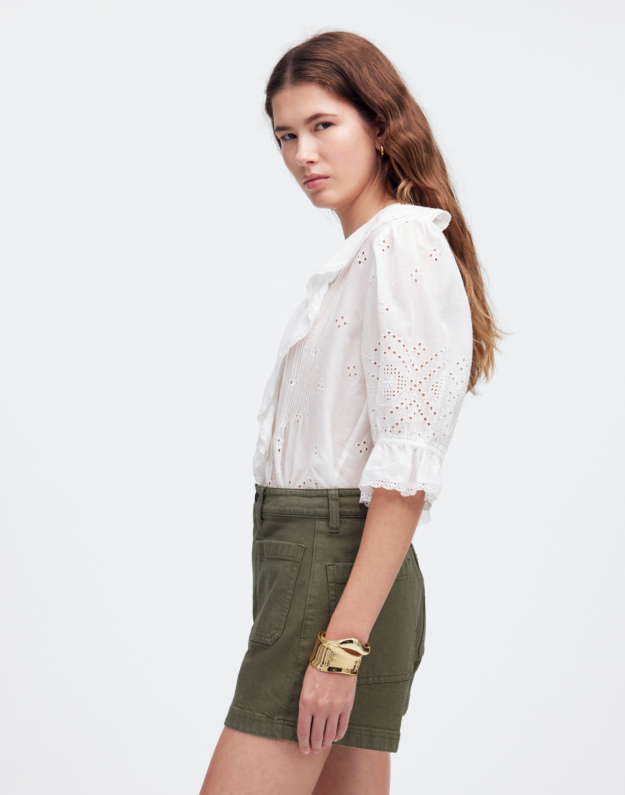 The Emmett Short Garment-Dyed Twill: Patch Pocket Edition | Madewell