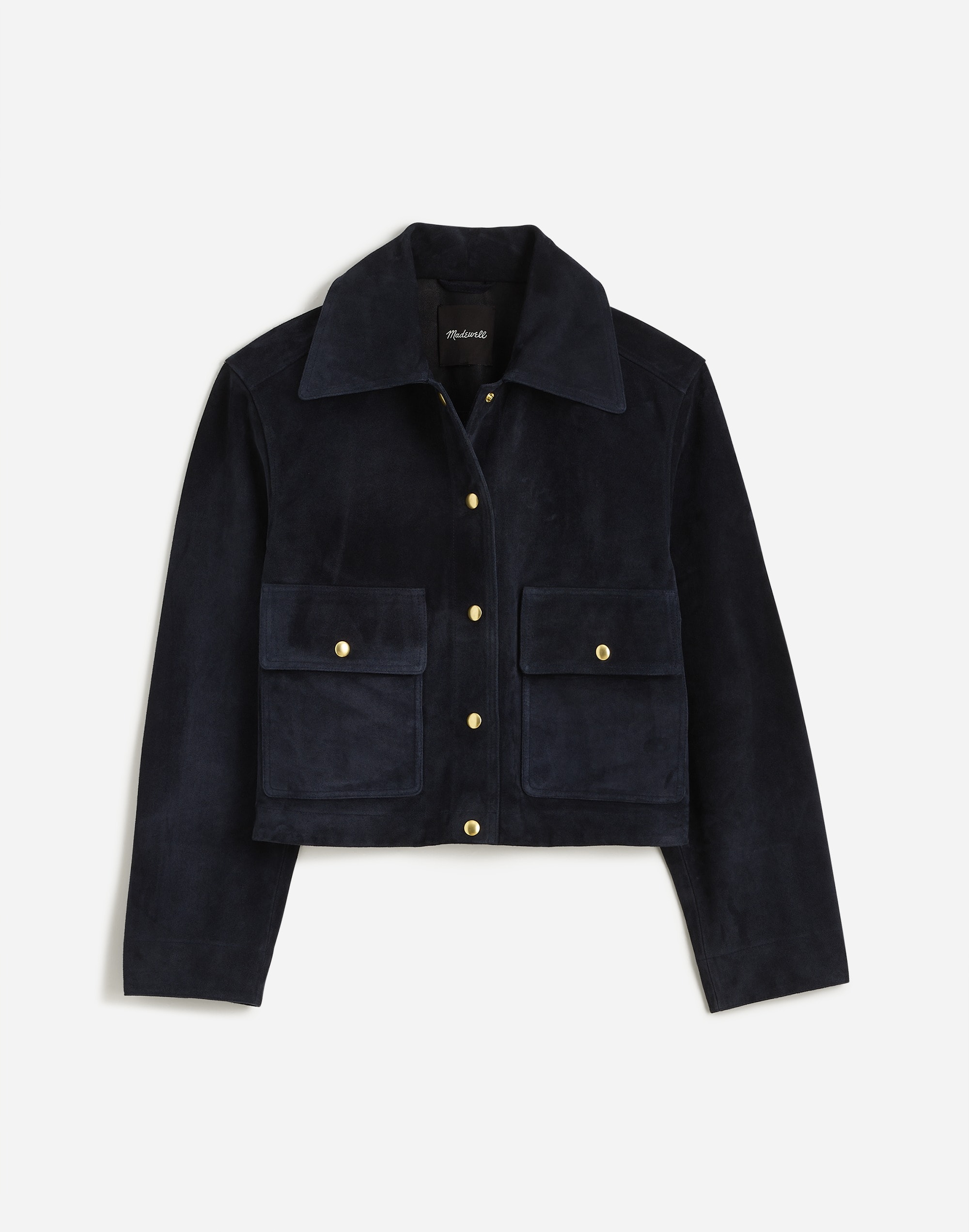 Crop Chore Jacket Suede | Madewell