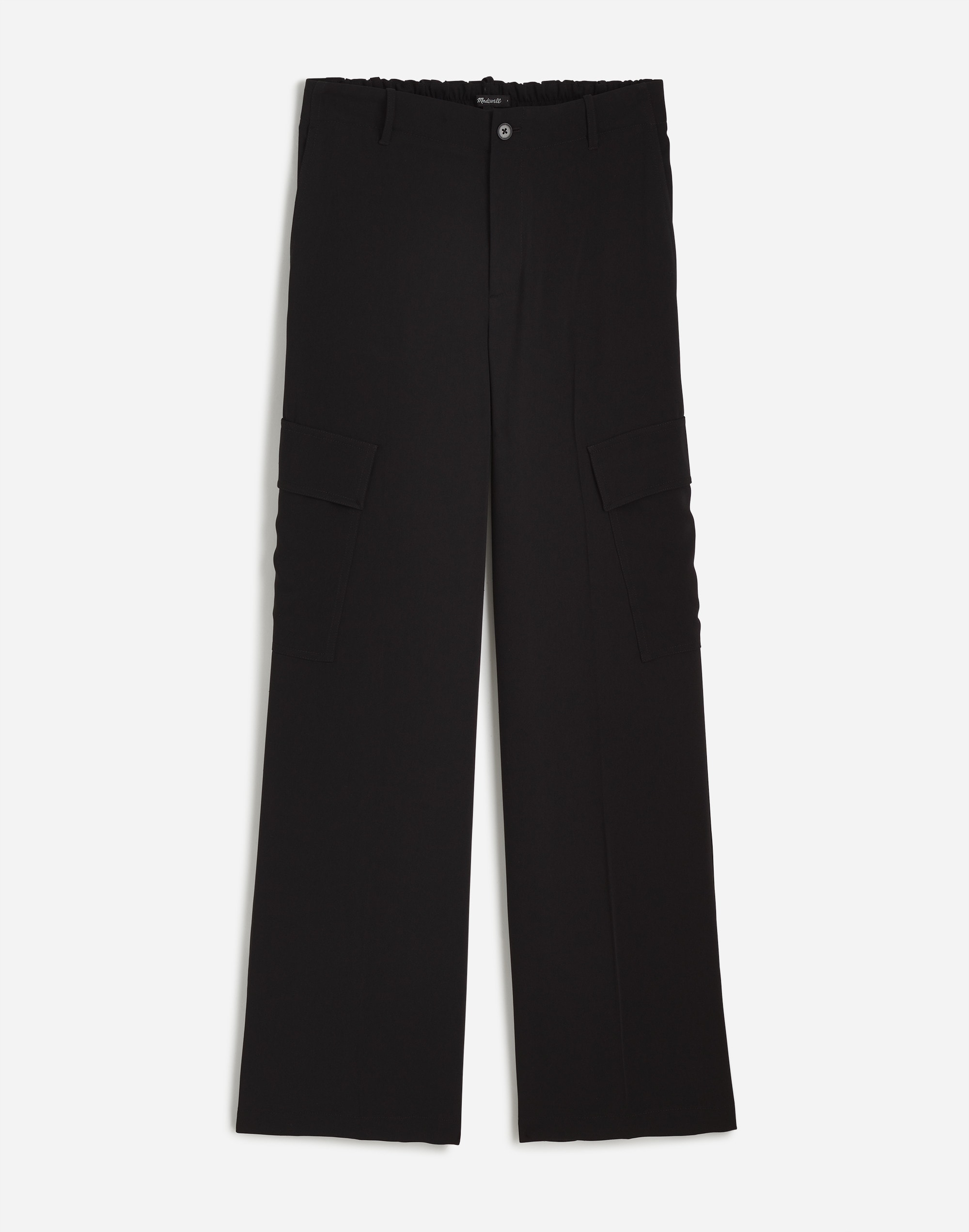 Pull-On Utility Cargo Pants Crepe | Madewell