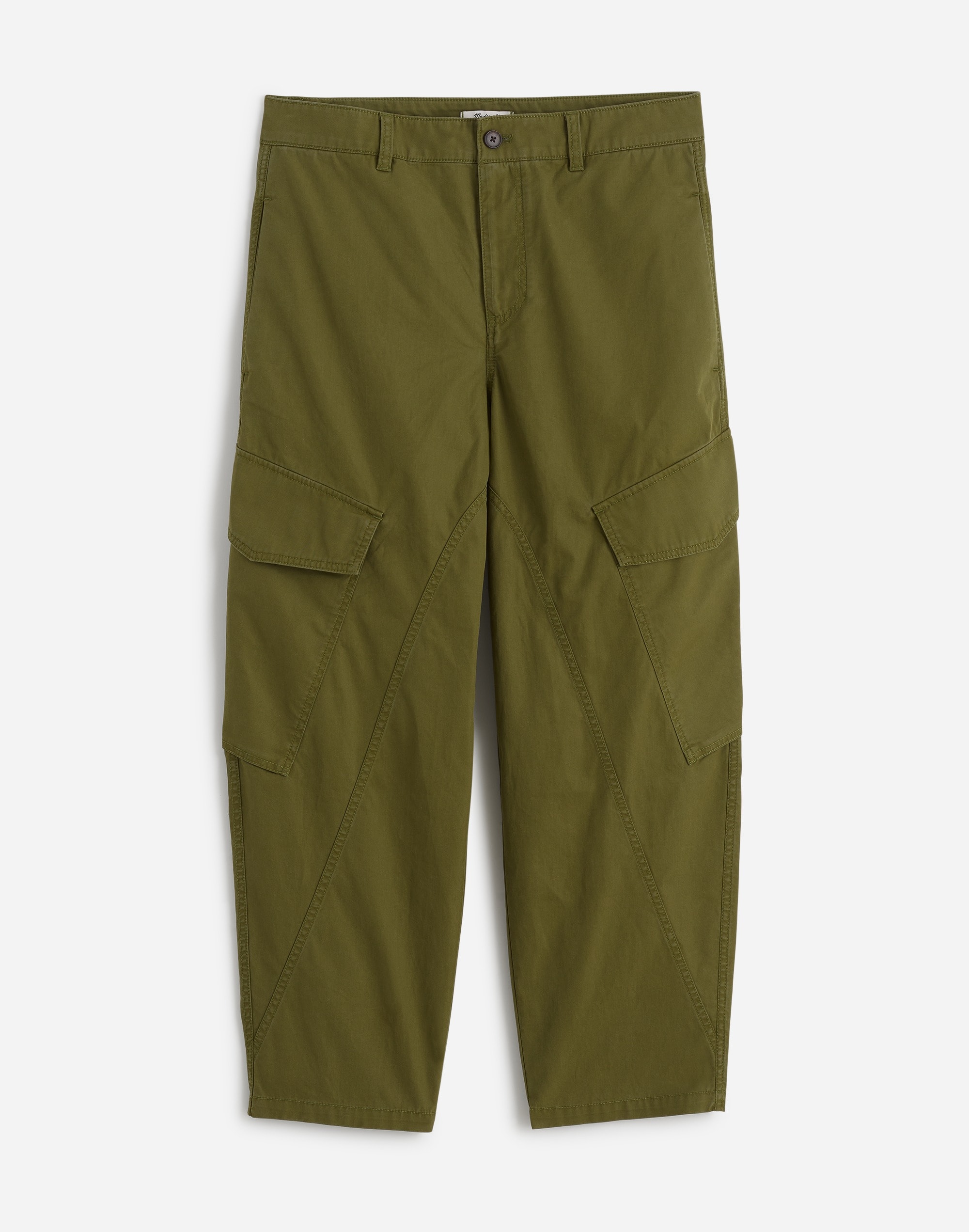 The Petite Barrel-Leg Utility Pant Garment-Dyed Twill | Madewell