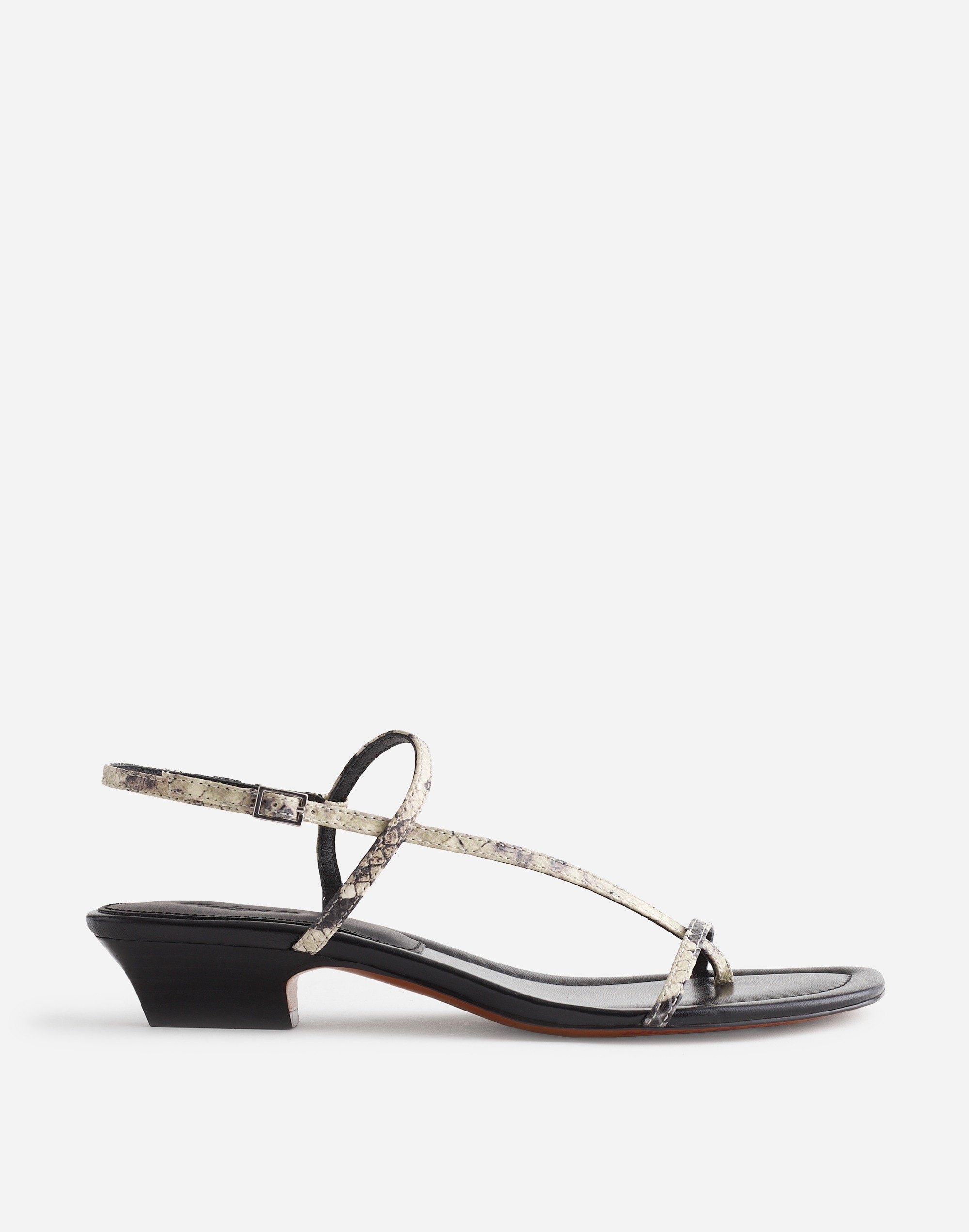 The Maycie Asymmetric T-Strap Sandal | Madewell